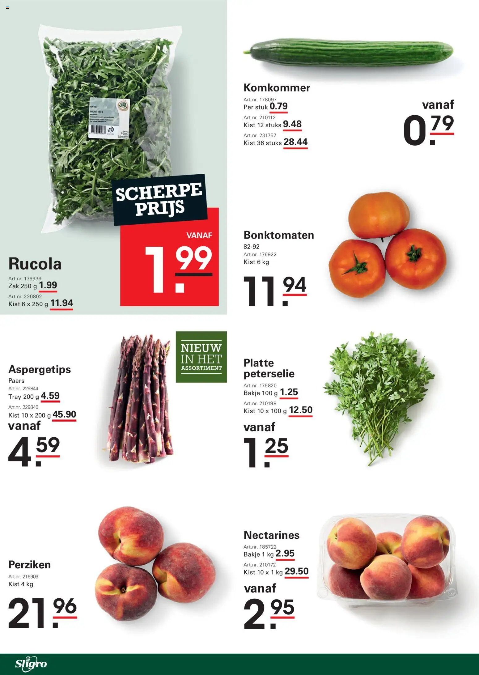 {H1} | Pagina: 6 | Producten: Kész piskótalap, Perziken, Nectarines, Komkommer