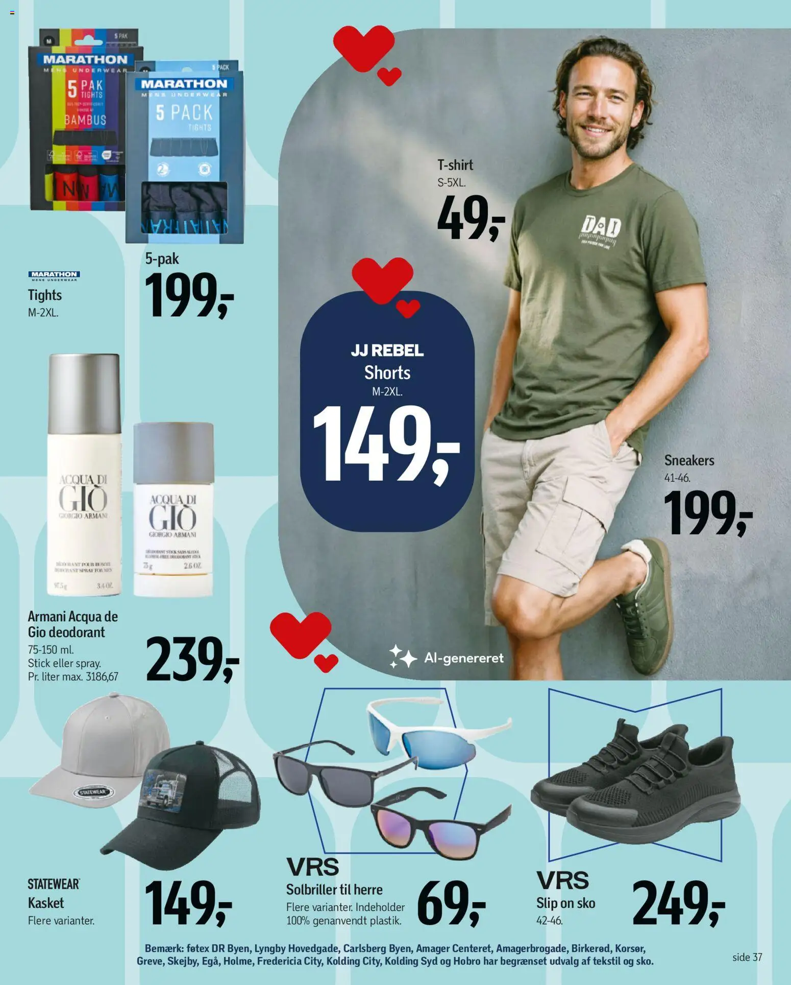 Føtex tilbudsavis – gyldig fra 29.05.2026 | Side: 77 | Produkter: Deodorant, Shorts, Sneakers, Solbriller