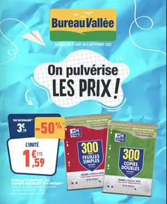 Bureau Vallée - Prévisualisation de Bureau Vallée catalogue valide à partir de 17/08/2026