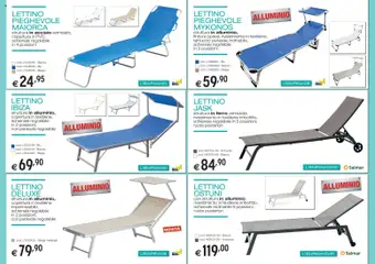 Anteprima del volantino Brico OK volantino Arredo Giardino valido a partire dal 05/03/2026 | Pagina: 15 | Prodotti: Parasole, Lettino, Alluminio, Ferro