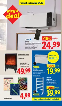TRONIC Elektrische badkamer radiator, Voor het opwarmen en drogen van handdoeken en kledingstukken - Voorbeeld van een folder van Lidl, geldig van 26-10-2026 | Pagina: 43