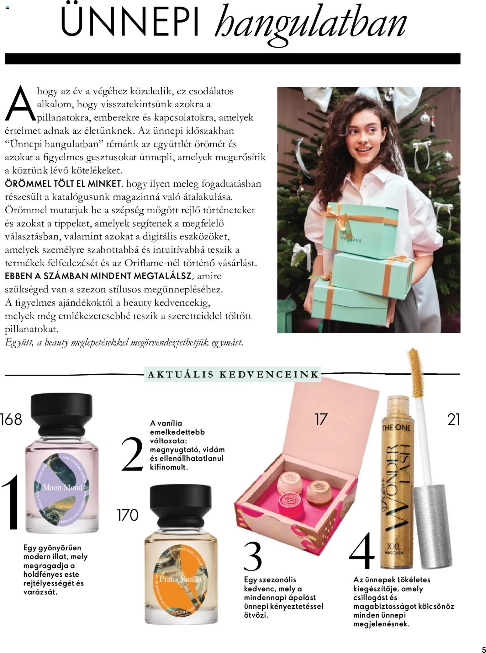 Oriflame akciós ujság - amely érvényes a következő dátumtól: 2026.11.11. | Oldal: 5 | Termékek: Vanília
