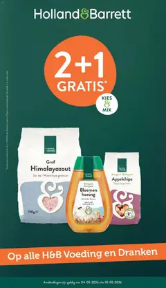 Holland & Barrett folder - Voorbeeld van een folder van Holland & Barrett, geldig van 04.05.2026