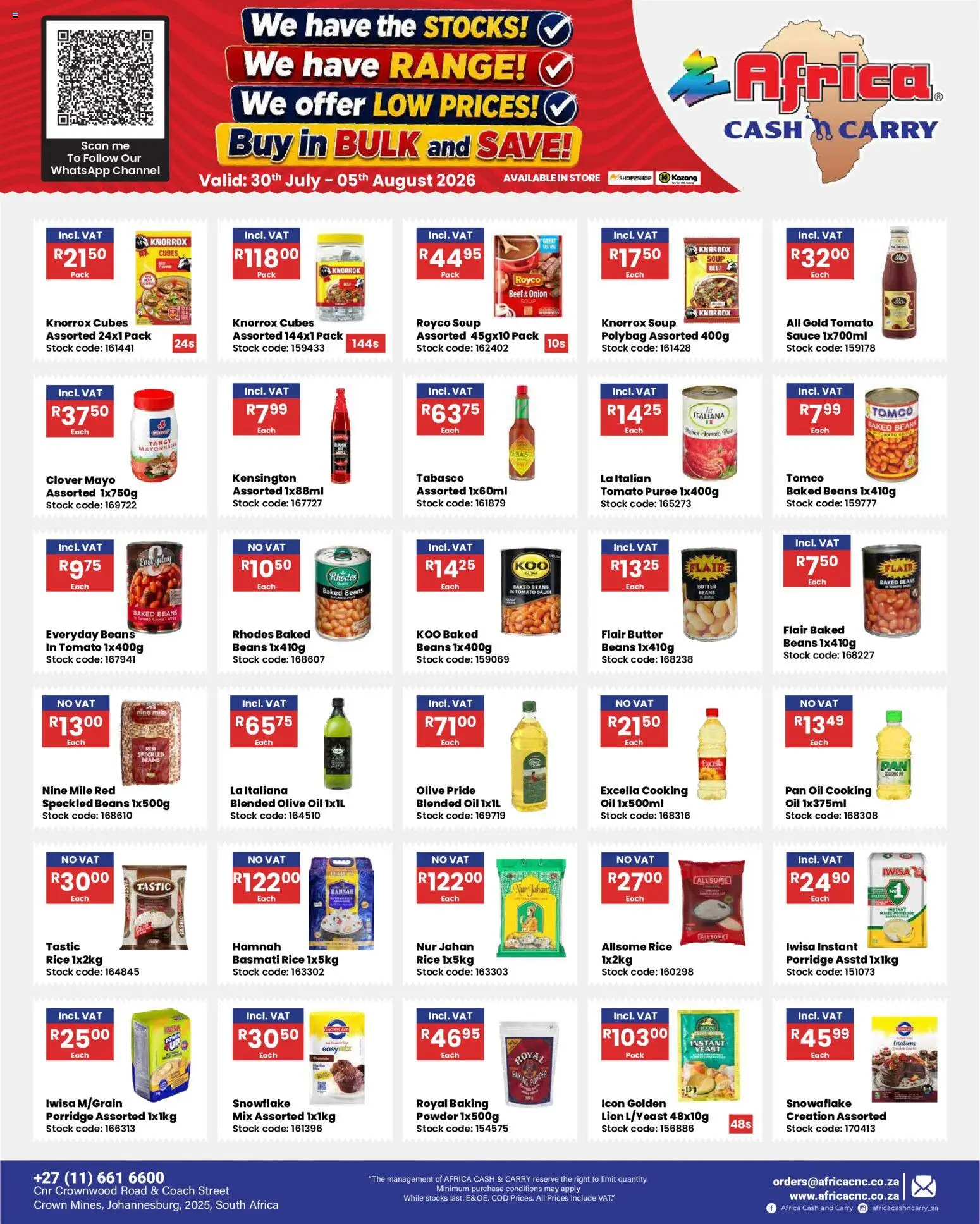 New Africa Cash & Carry catalogue – valid from 30/07/2026 | Page: 27