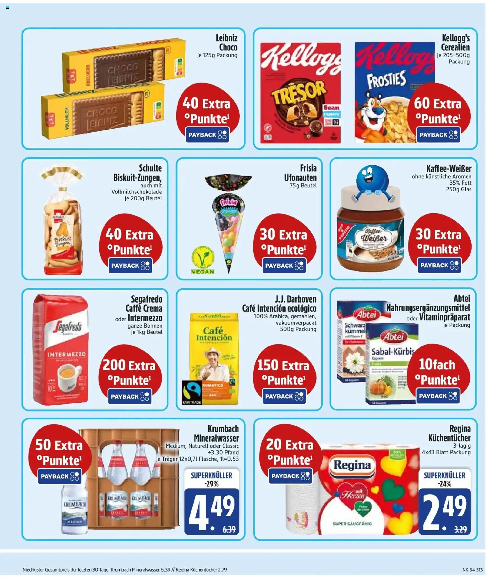 Edeka Prospekt Zolling (ab 17.08.2026) » Angebote Online | Seite: 15 | Produkte: Kellogg's, Mineralwasser, Segafredo