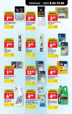 Pogląd oferty "Ściereczki nawilżane do czyszczenia Mr Magic, 50/60 szt.: do kuchni, do łazienki, do mebli, Ściereczki nawilżane do czyszczenia" - ważna od 08.06.2026 | Strona: 81 | Produkty: Folia spożywcza, Grill, Cleaner, Płyn do spryskiwaczy