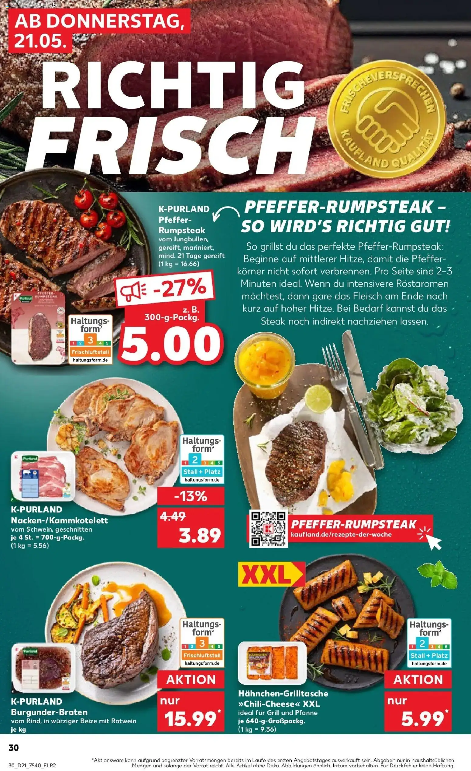 Kaufland Prospekt Schönebeck (Elbe) – gültig ab 18.05.2026 | Seite: 35 | Produkte: Rumpsteak, Grill, Pfeffer, Fleisch