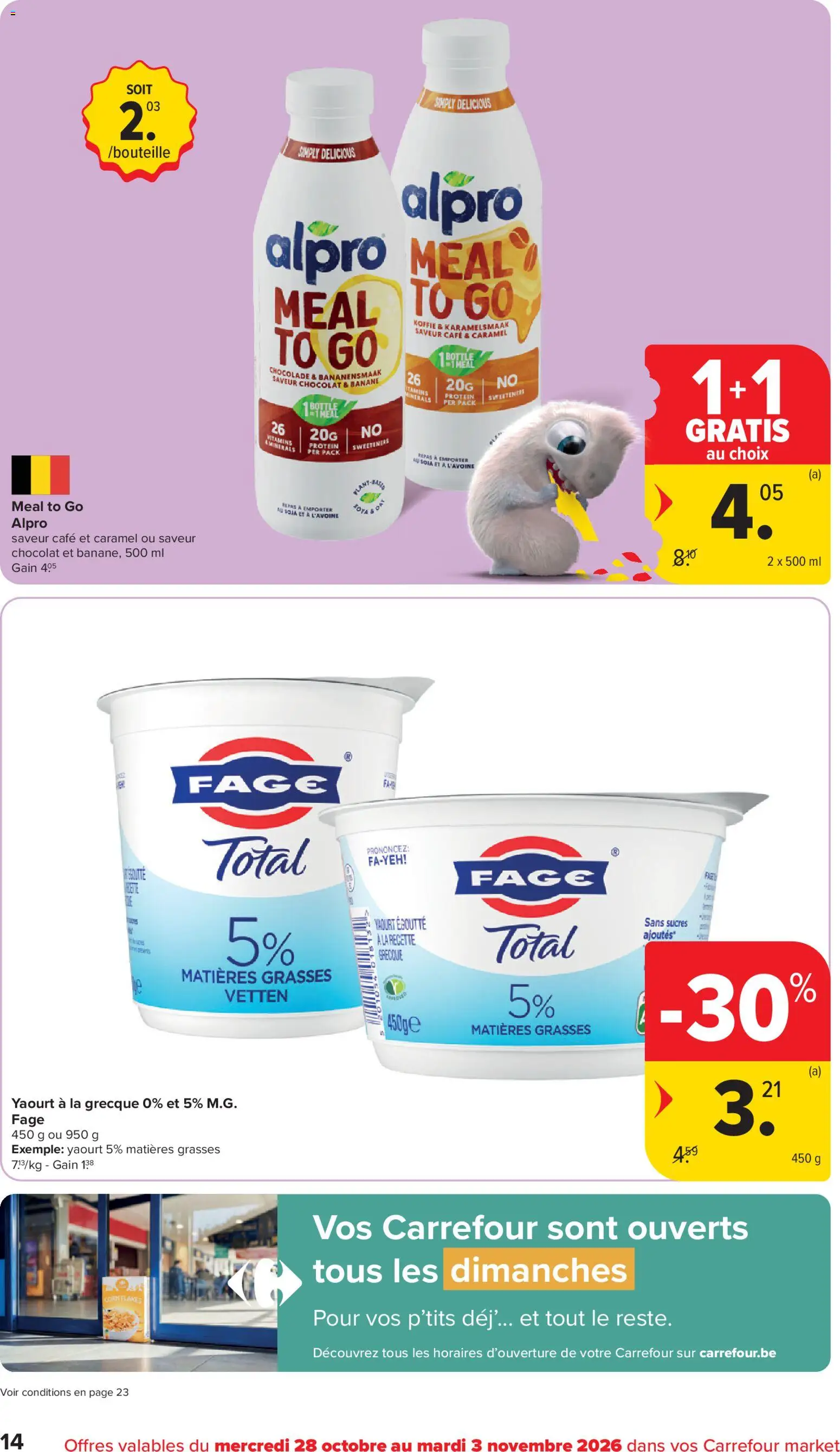 {H1} | Pagina: 14 | Producten: La, Koffie, Chocolade