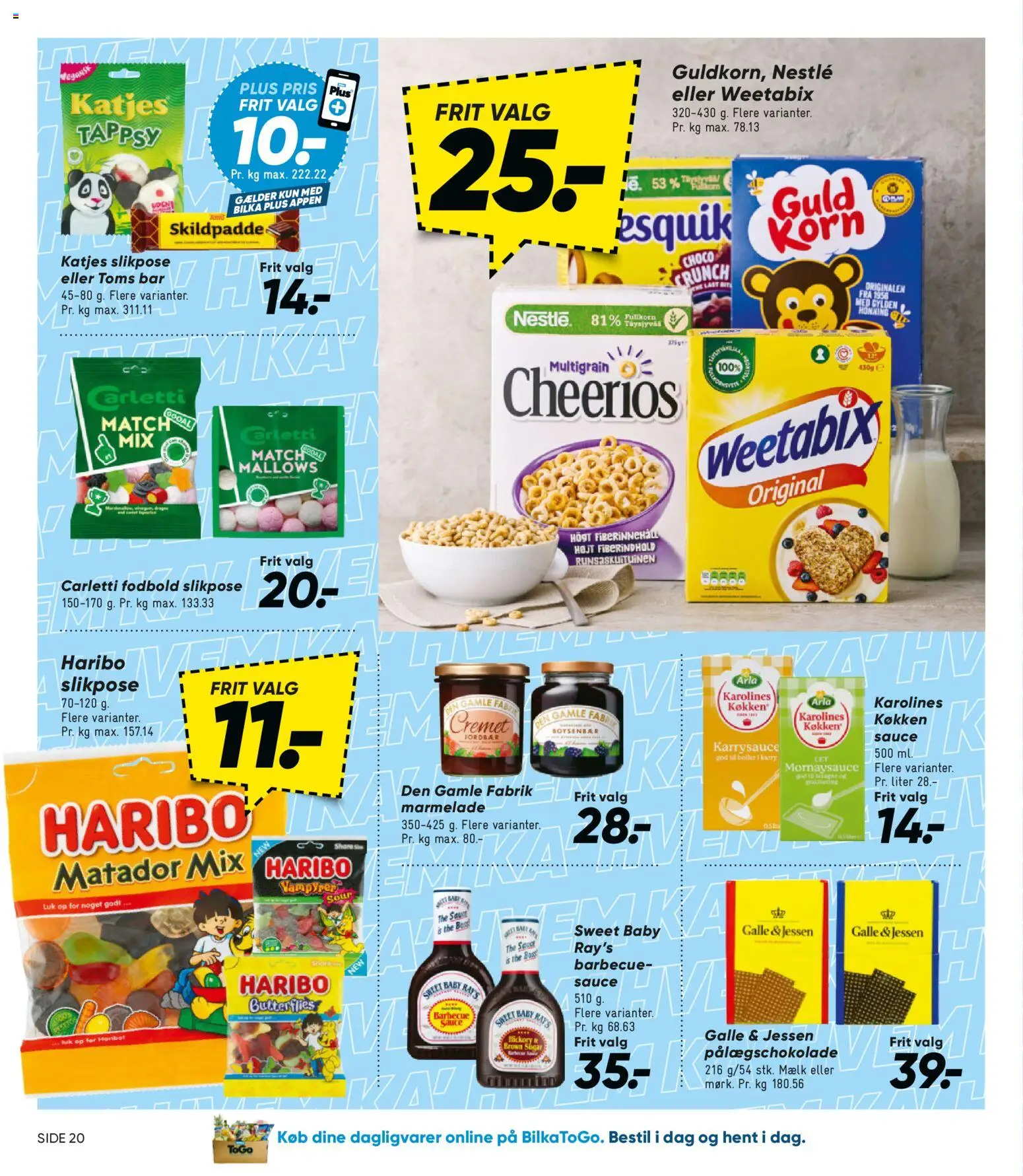 Bilka tilbudsavis – gyldig fra 19.06.2026 | Side: 30 | Produkter: Is, Honning, Marmelade, Pålægschokolade