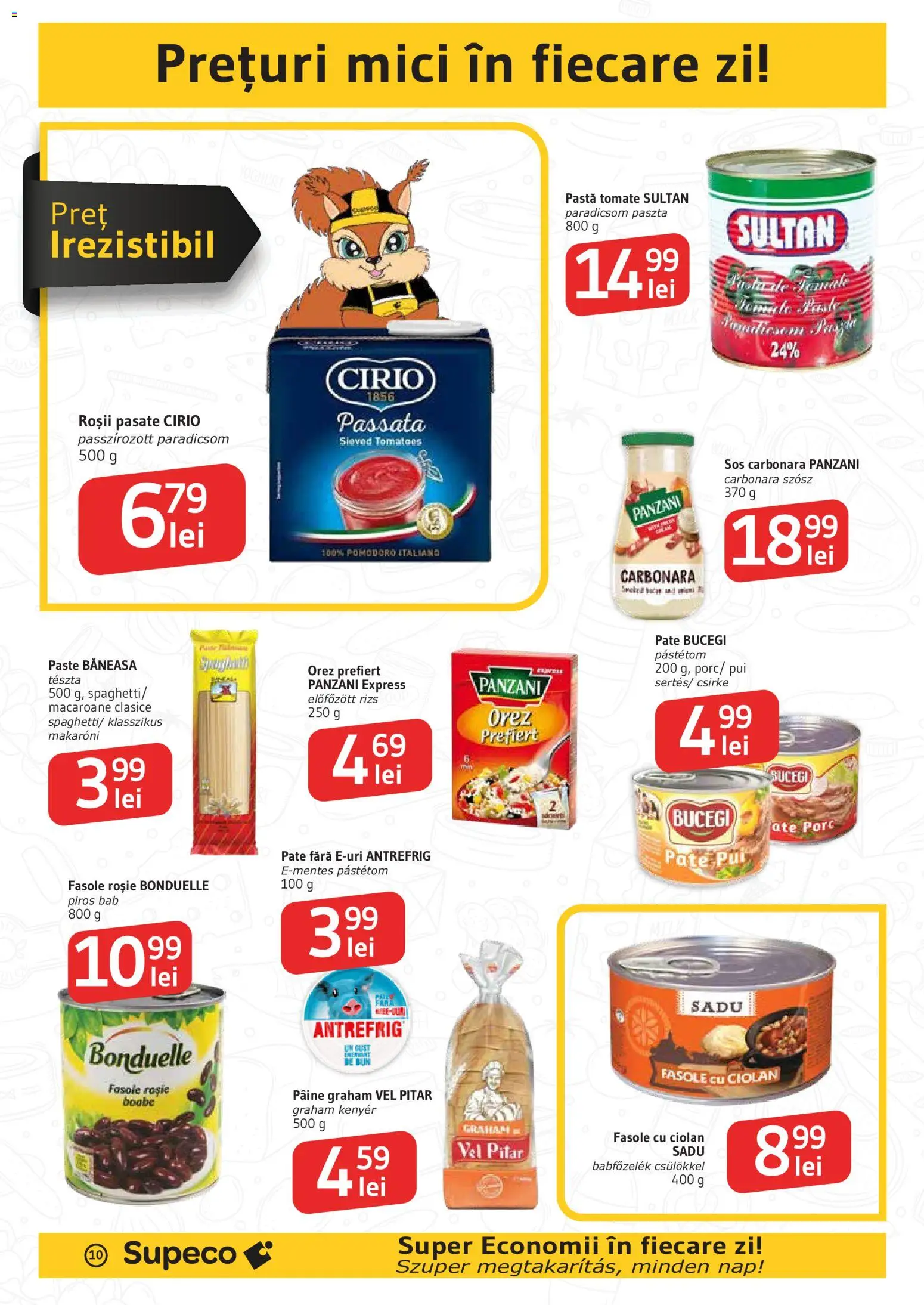 Noul catalog Supeco – valabil de la 17.09.2026 | Pagină: 10 | Produse: Pui, Roșii, Orez prefiert, Sos