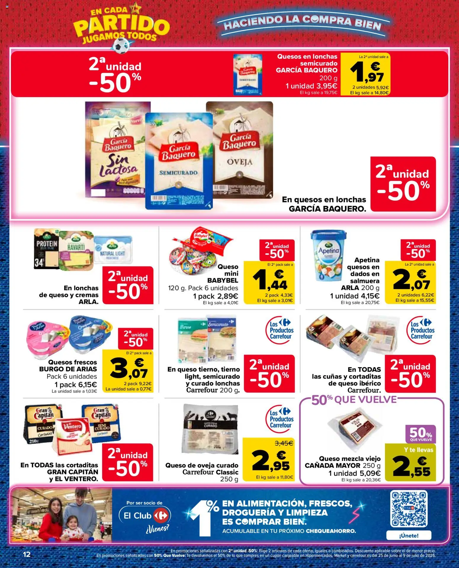 Carrefour Market folleto │ válido desde el 11.06.2026 | Página: 12 | Productos: Queso de oveja, Queso, Té