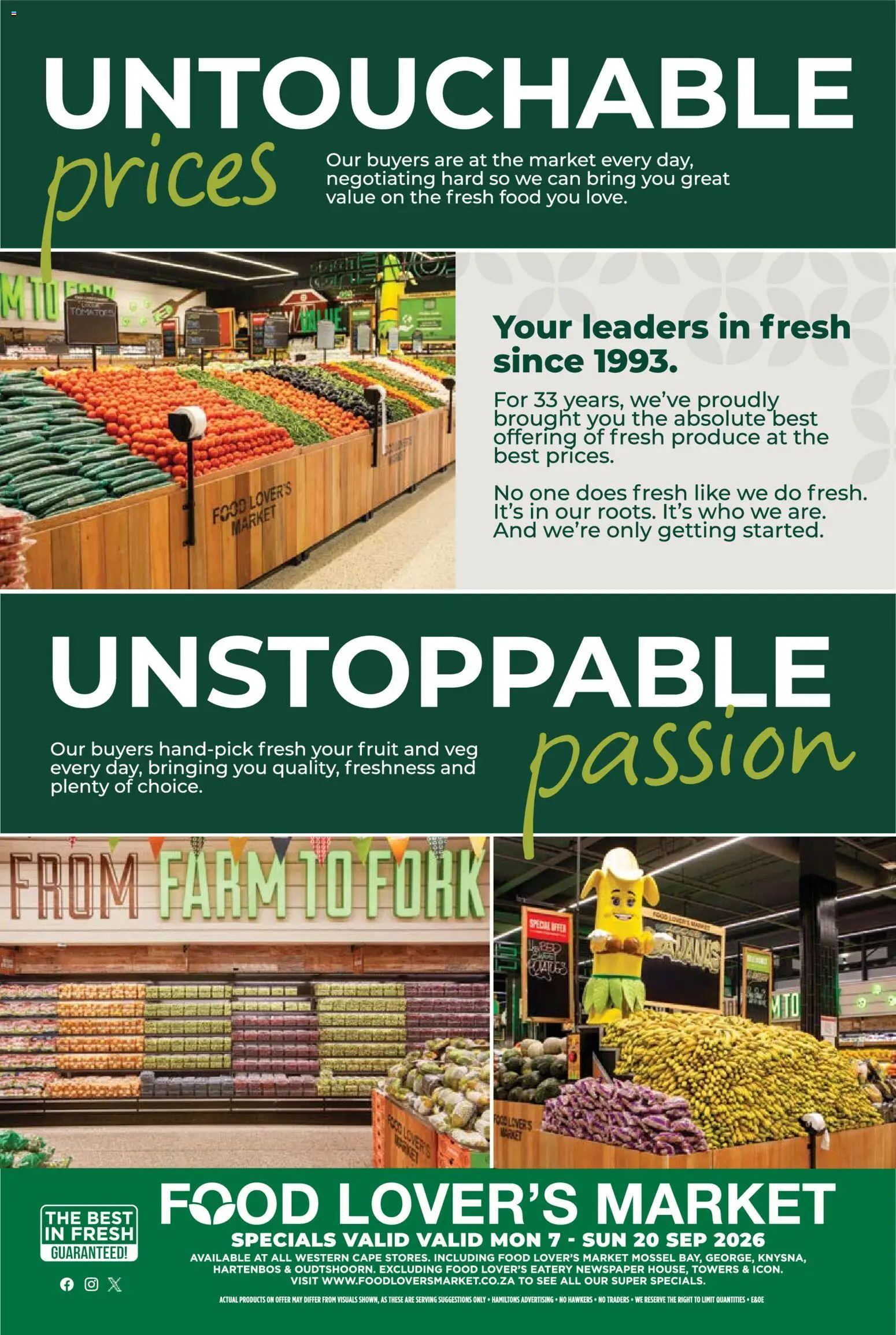 New Food Lover's Market catalogue – valid from 07/09/2026 | Page: 4 | Products: Tomatoes, Fruit