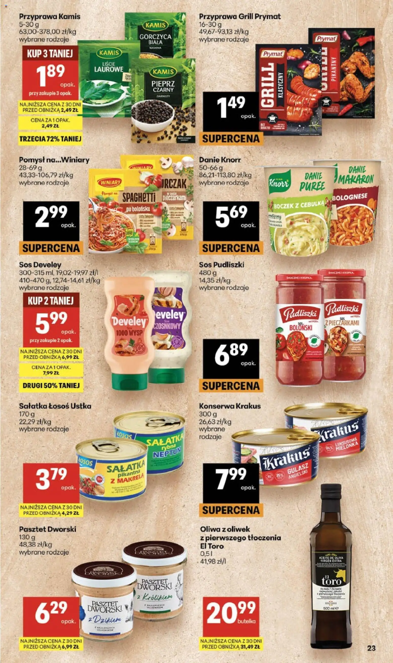 Delikatesy Centrum gazetka od 18.06.2026 | Strona: 23 | Produkty: Rybna, Grill, Makrela, Nasiona