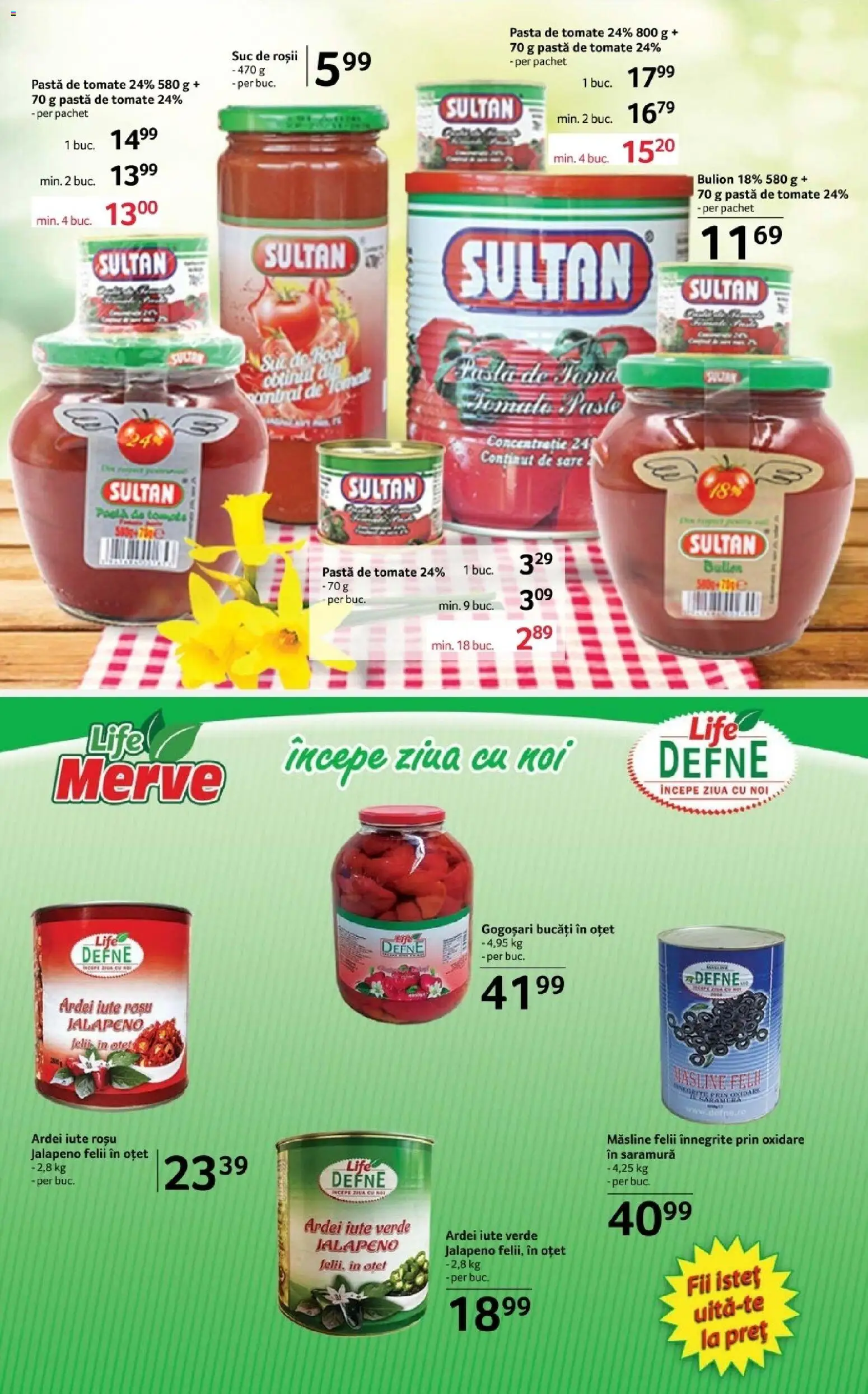 Noul catalog Selgros – valabil de la 03.04.2026 | Pagină: 14 | Produse: Ardei, Pastă de tomate, Suc, Sare