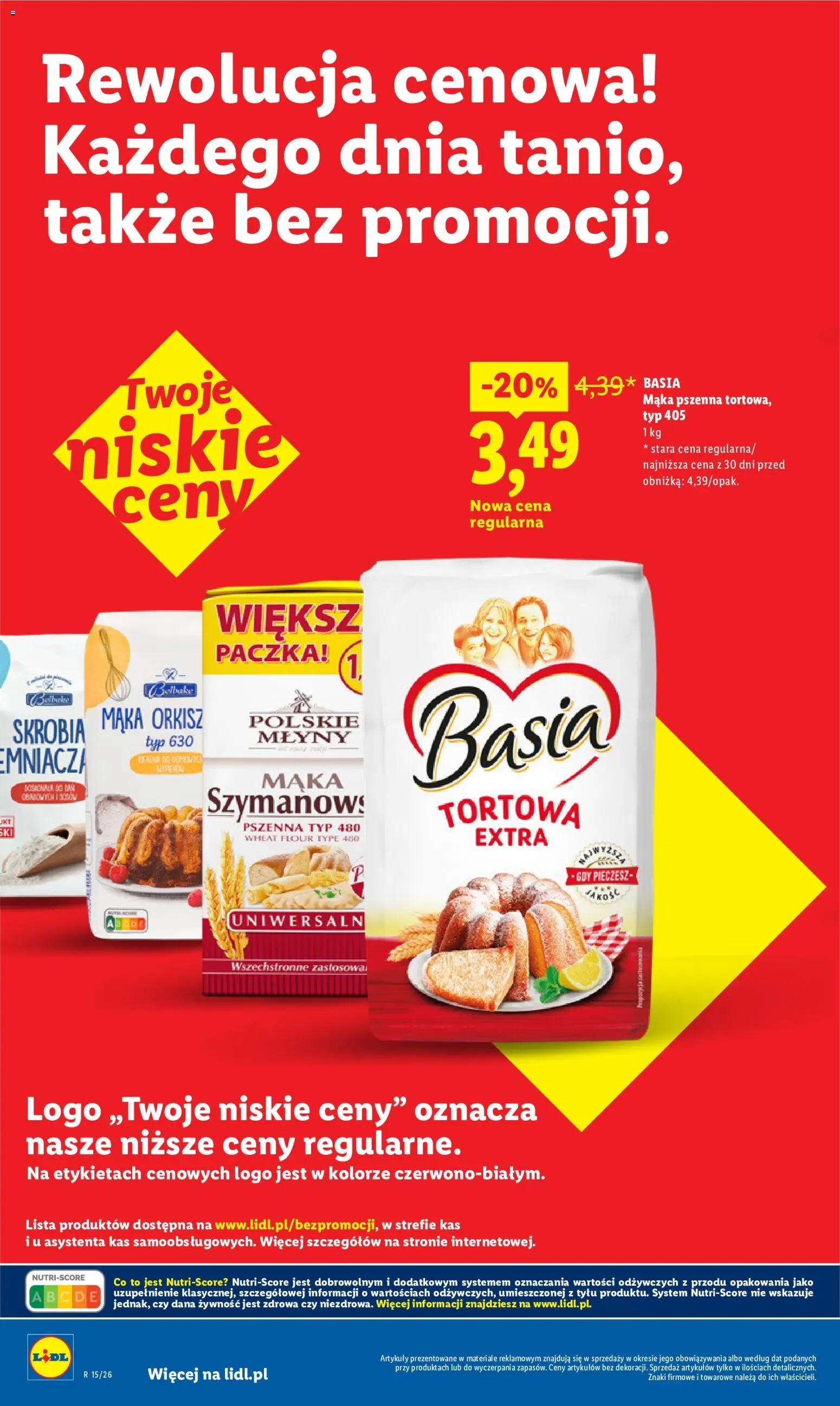 Lidl gazetka - Oszczędzaj każdego dnia od 04.07.2026 | Strona: 12 | Produkty: Żywność, Skrobia, Skrobia kukurydziana, Mąka