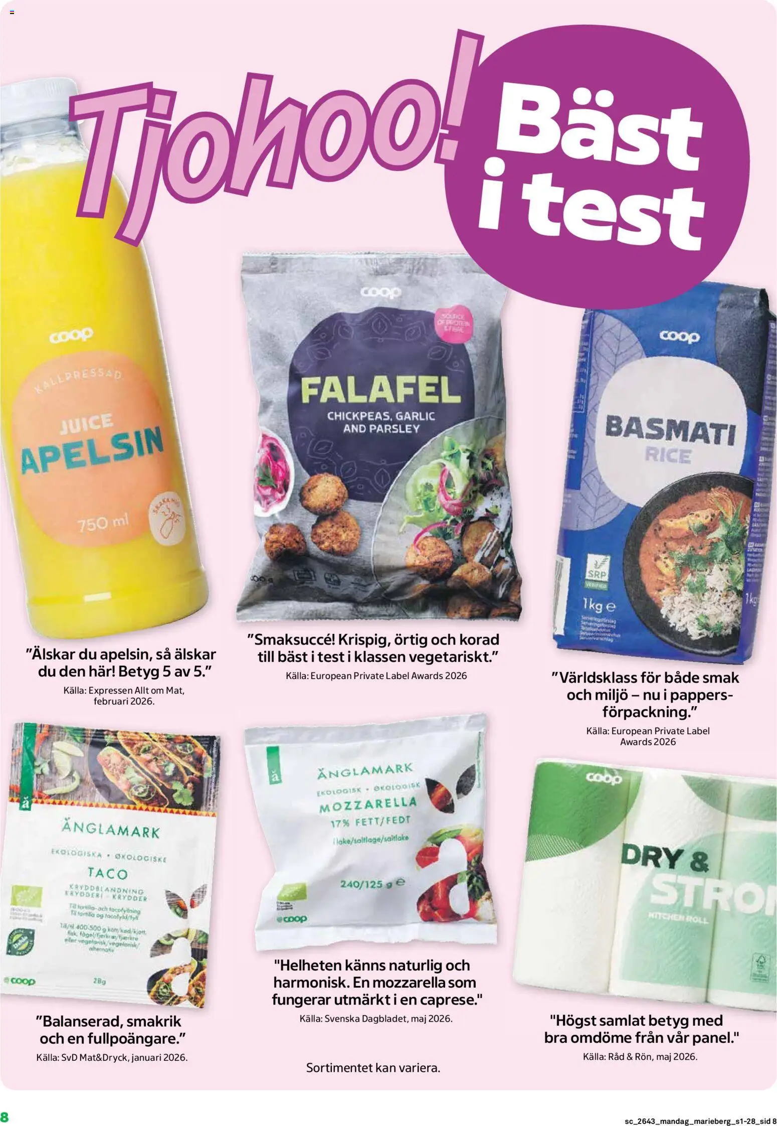 Coop Forum reklamblad aktuell från 19/10/2026 | Sida: 8