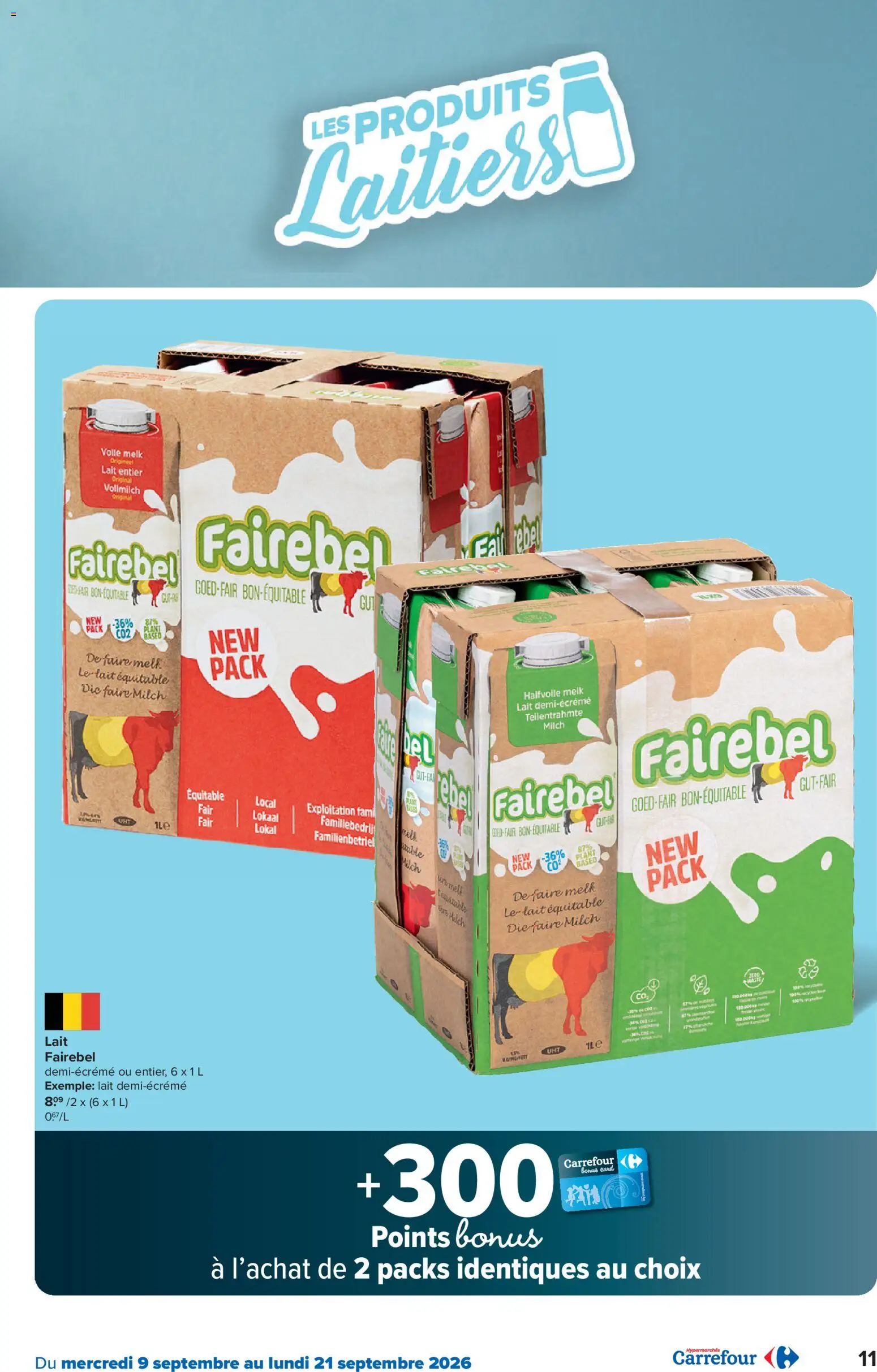 {H1} | Pagina: 11 | Producten: Halfvolle Melk, Volle melk, Melk