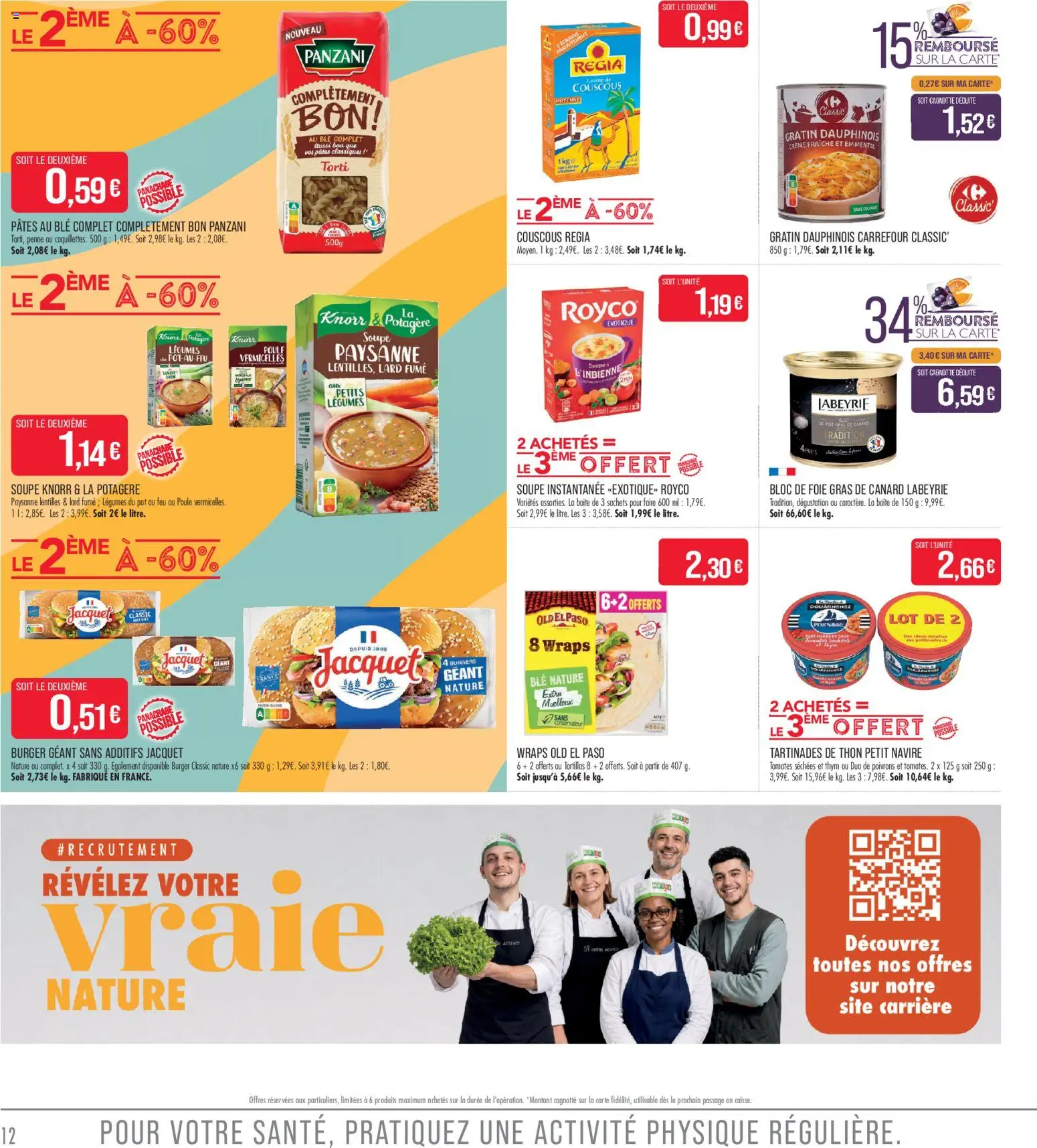 {H1} | Page: 12 | Produits: Tomates séchées, Thym, Blé, Foie