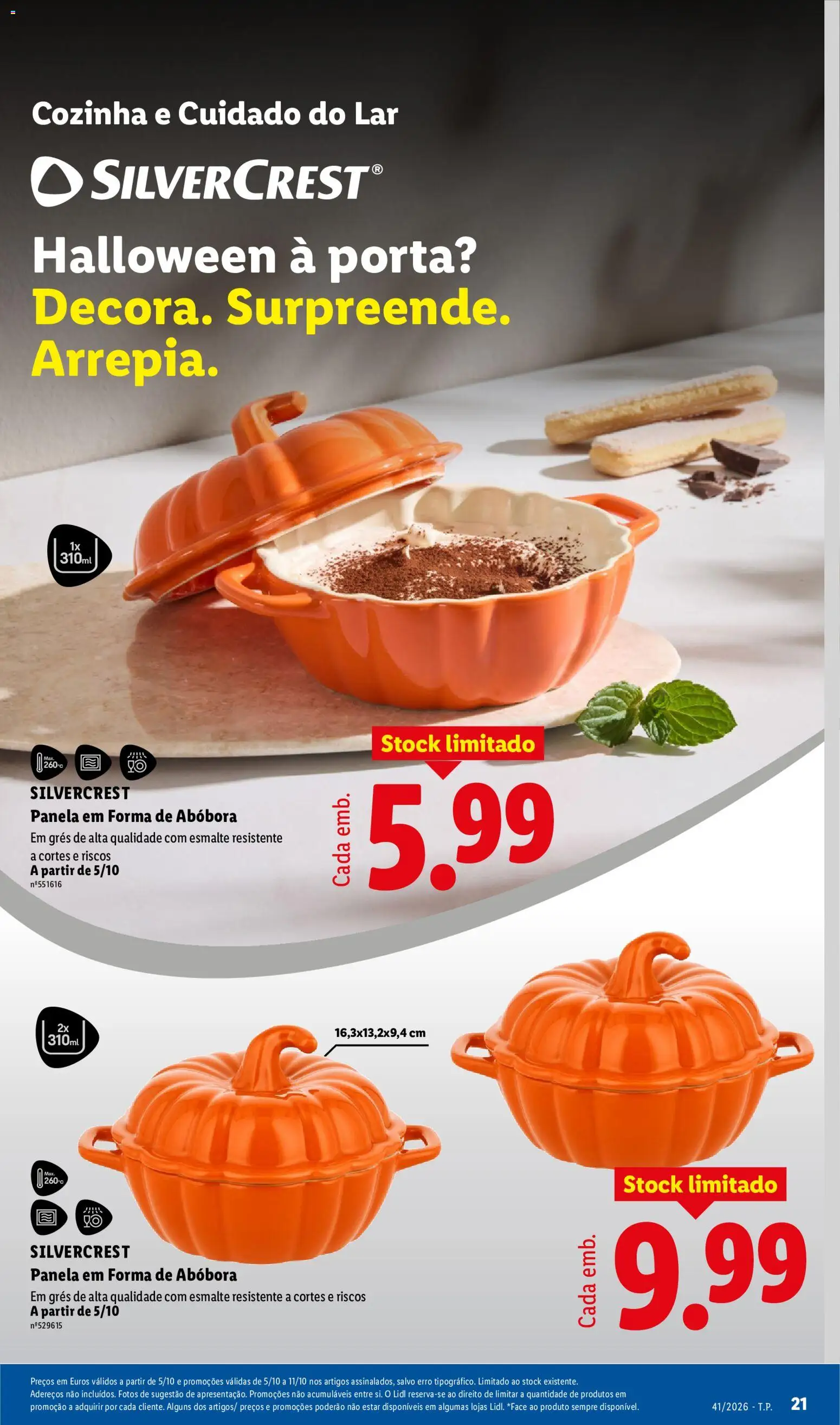 Lidl Folheto Especial │ válido de 05/10/2026 | Página: 21 | Produtos: Porta, Abóbora, Panela