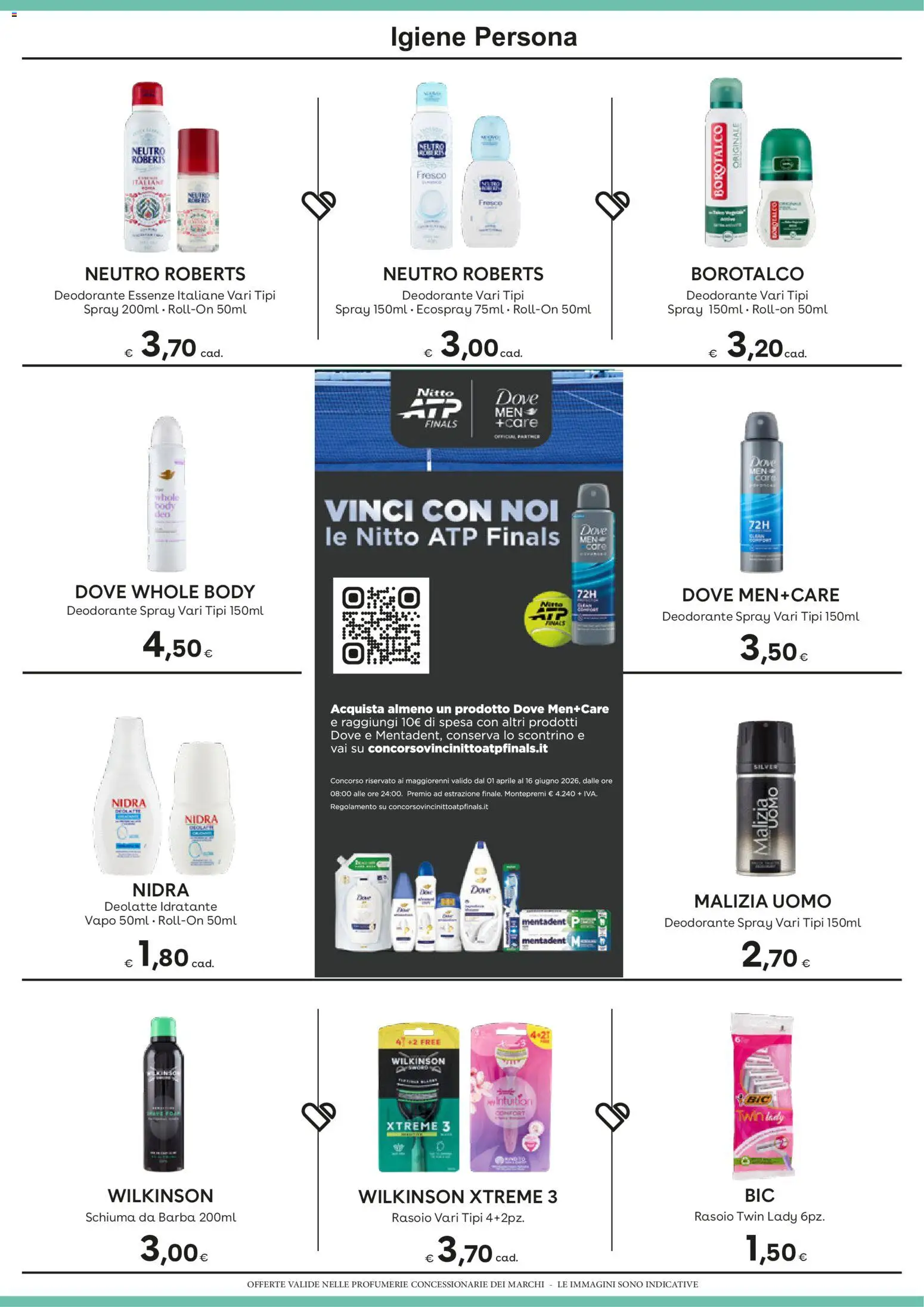 Volantino Idea bellezza del 01.05.2026 | Pagina: 16 | Prodotti: Schiuma da barba, Rasoio, Deodorante