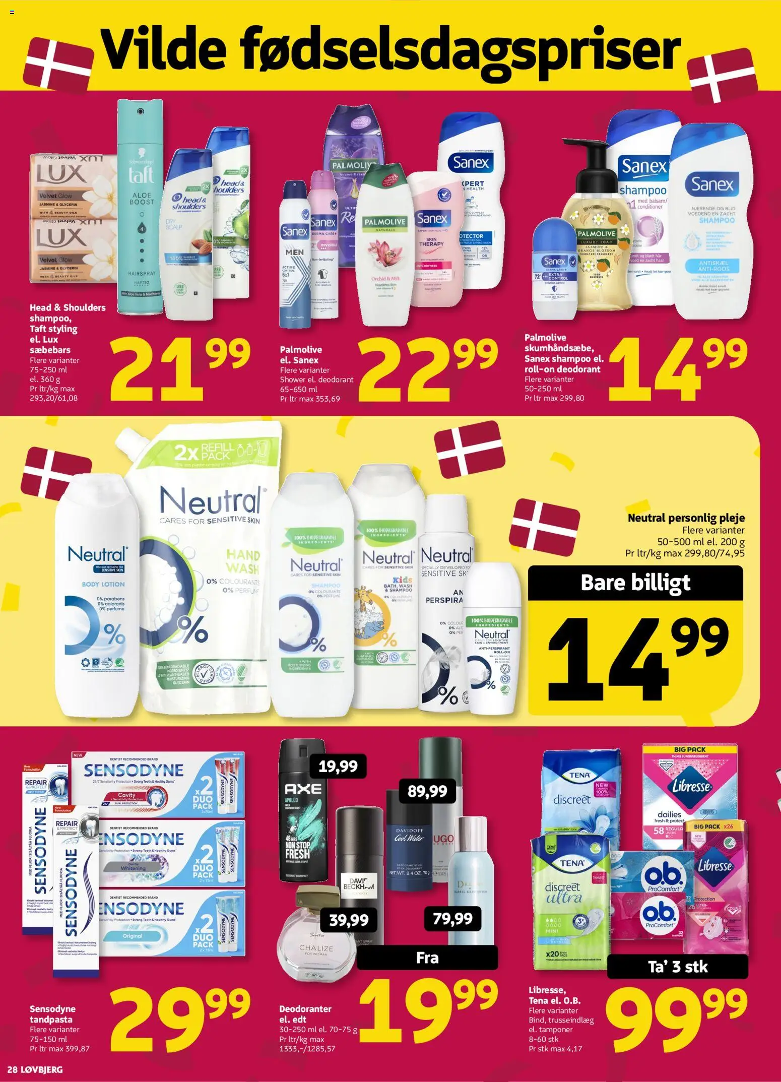 Løvbjerg tilbudsavis – gyldig fra 11/09/2026 | Side: 28 | Produkter: Shampoo, Deodorant, Hat, Aloe Vera