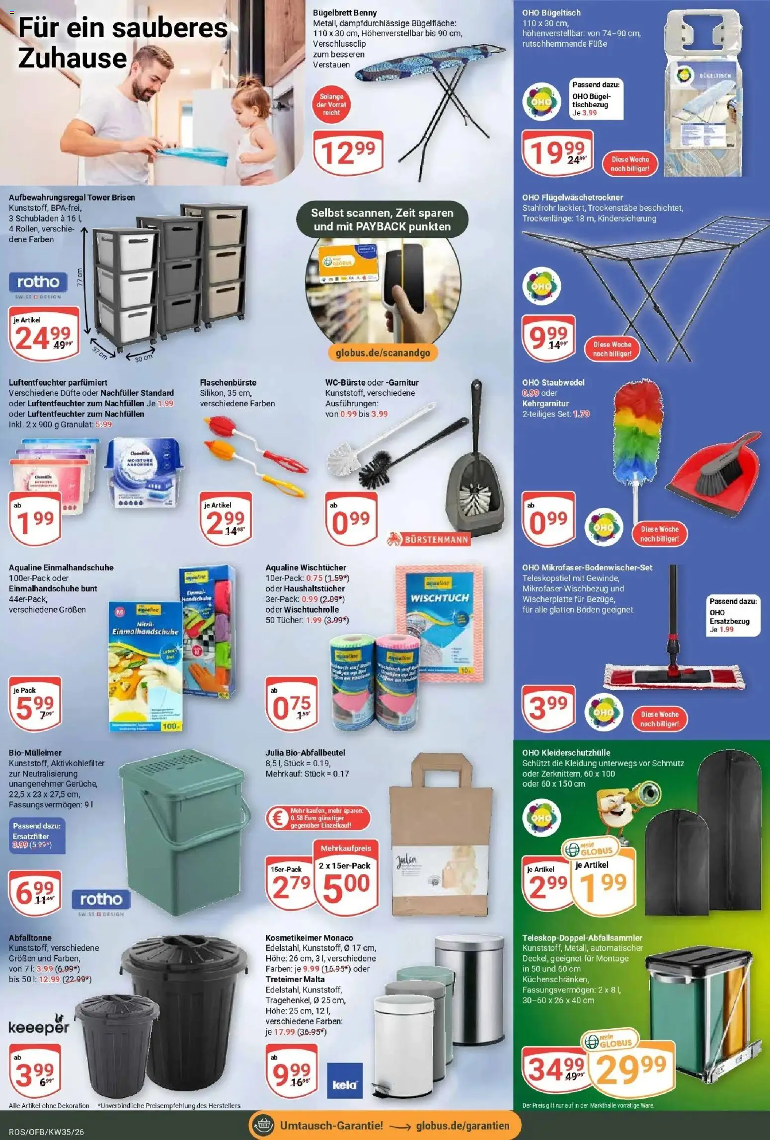 Globus Prospekt Lambrechtshagen (ab 24.08.2026) » Angebote online | Seite: 22 | Produkte: Handschuhe