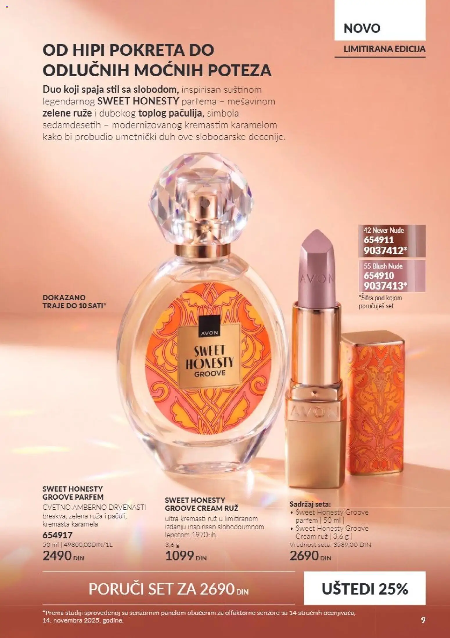 AVON katalog - važi od 01.11.2026 | Strana: 9 | Proizvode: Parfem, Ruze
