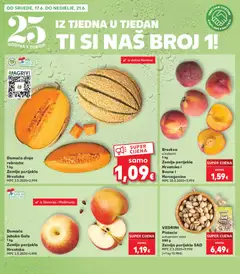 Kaufland HR akciós újság - amely érvényes a következő dátumtól: 17.06.2026 | Oldal: 2