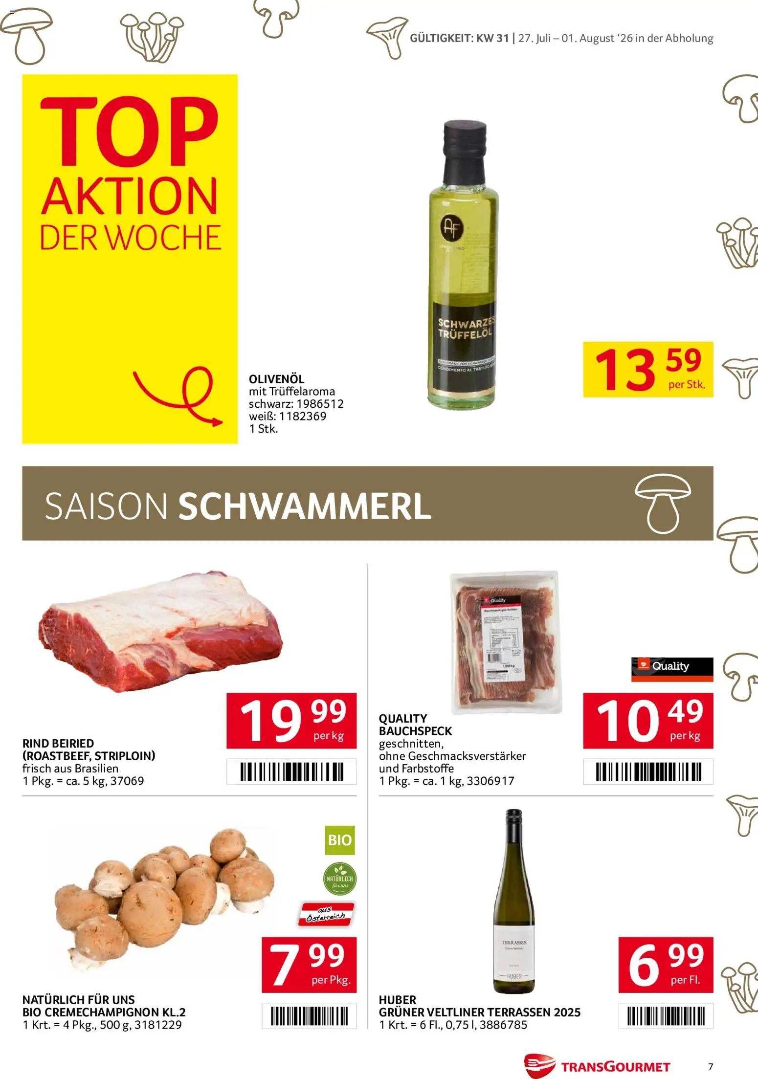 Transgourmet Flugblatt gültig ab 27.07.2026 | Seite: 7