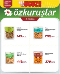 08 Ekim 2026 tarihinden itibaren geçerli olan Özkuruşlar kataloğu önizlemesi