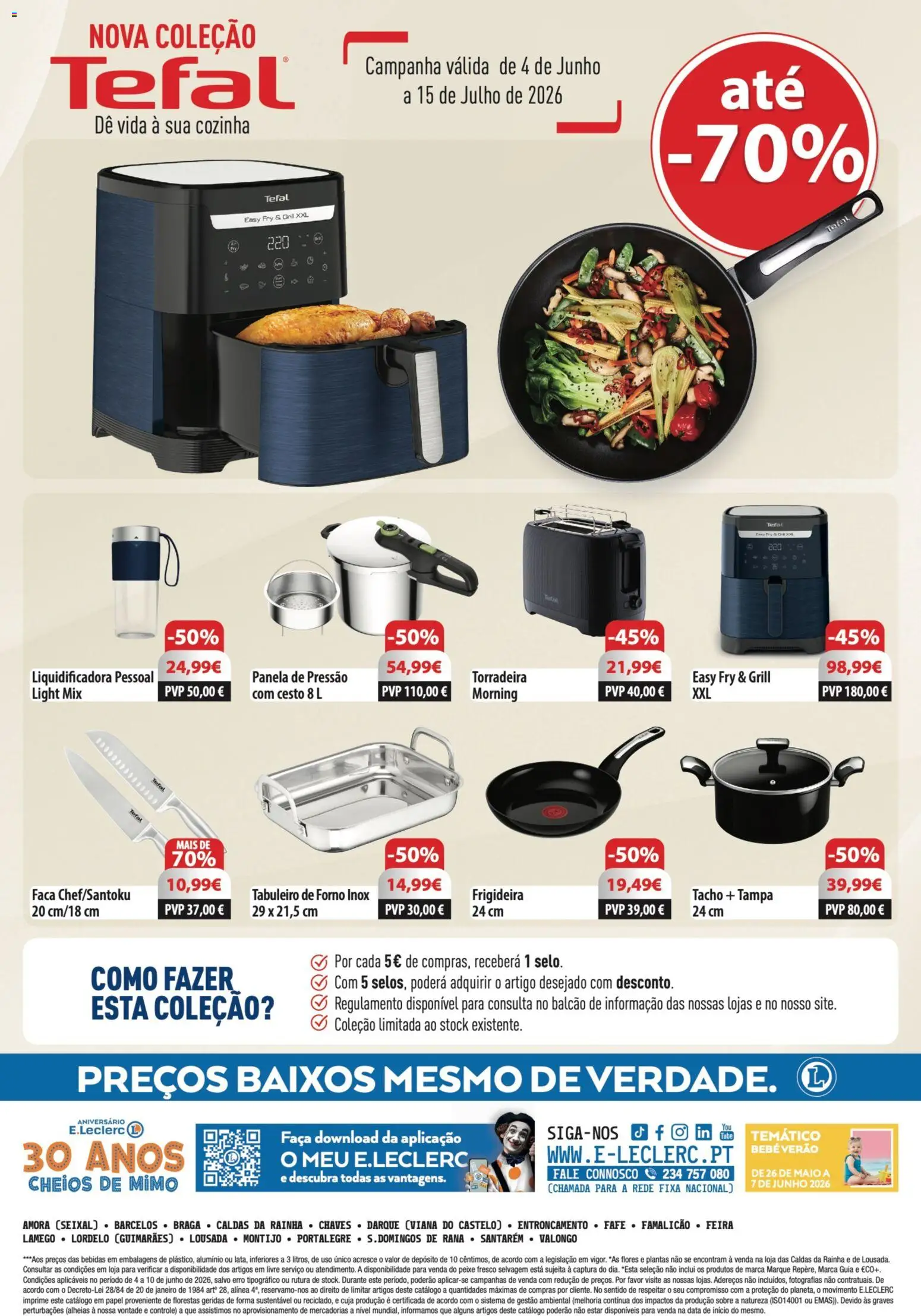 E.Leclerc folheto │ válido de 04.06.2026 | Página: 36 | Produtos: Faca, Peixe, Panela, Panela de pressão