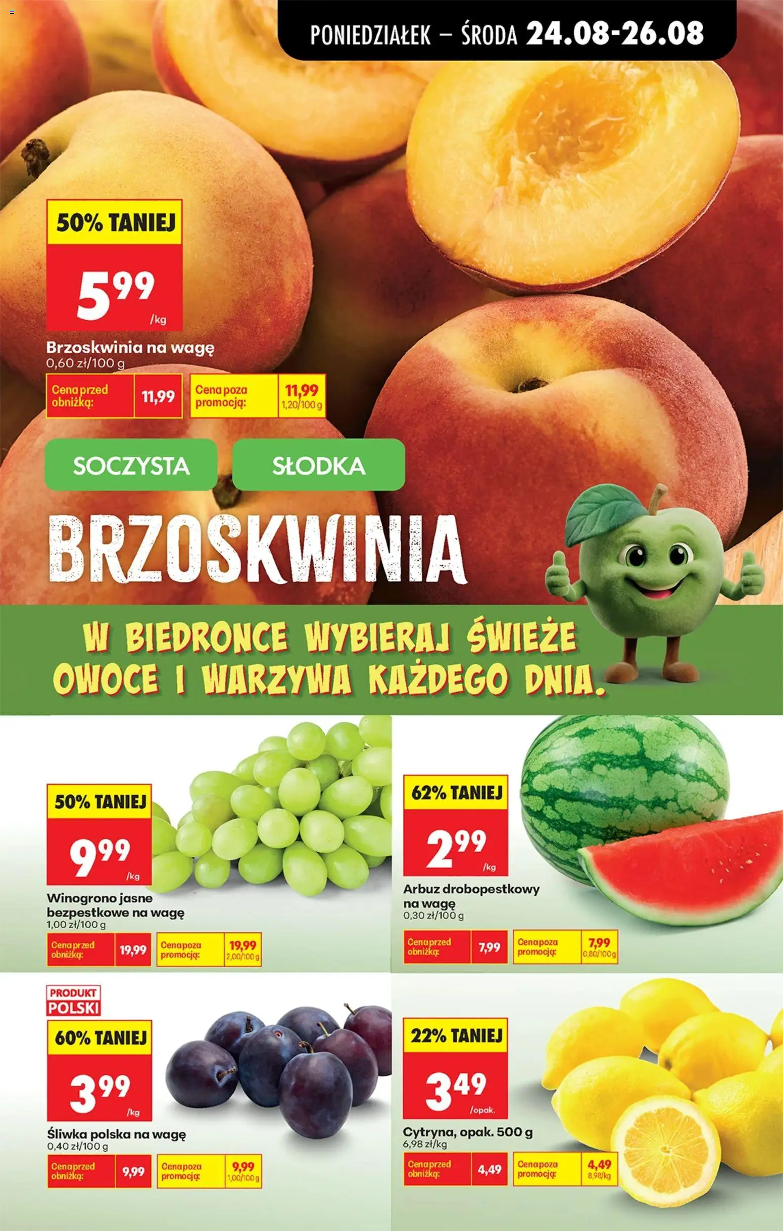 Biedronka gazetka od poniedziałku od 24.08.2026 | Strona: 39