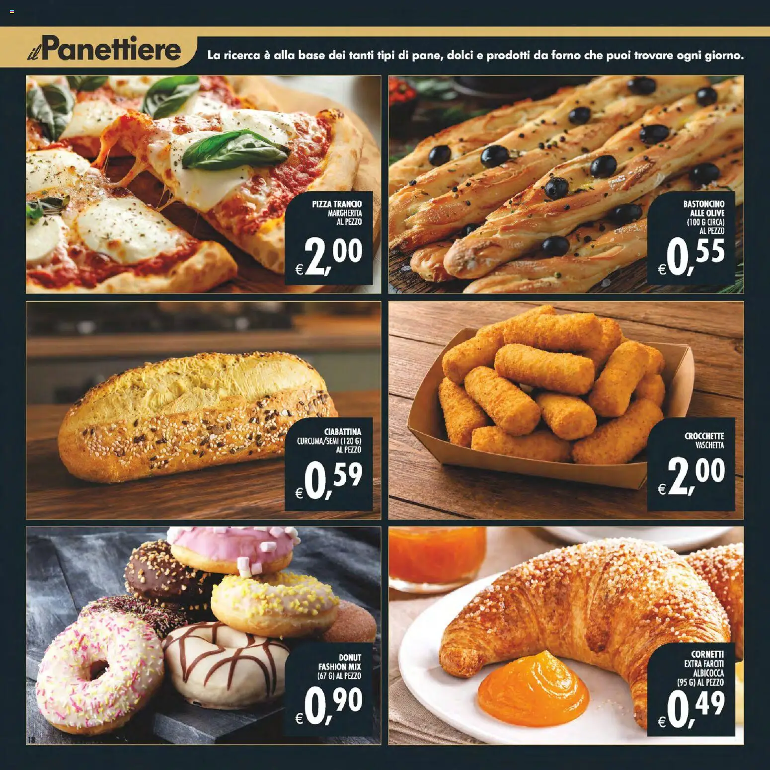 Volantino Decò del 23/10/2026 | Pagina: 18 | Prodotti: Olive, Crocchette, Dolci, Forno
