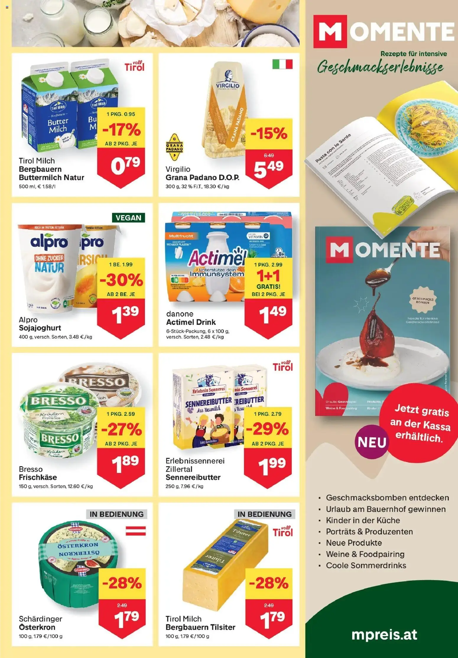 MPREIS Flugblatt gültig ab 03.06.2026 | Seite: 5 | Produkte: Pasta, Zucker, Milch, Butter