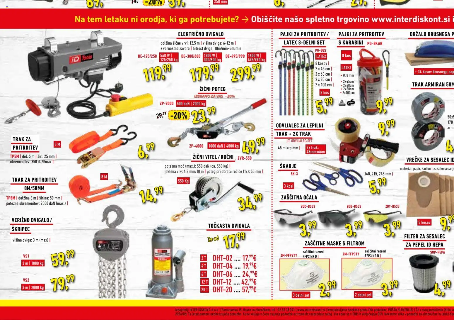 Novi Inter Diskont katalog ponudbe – veljaven od 09.06.2026 | Stran: 5 | Izdelki: Sesalec, Kos, Ocala