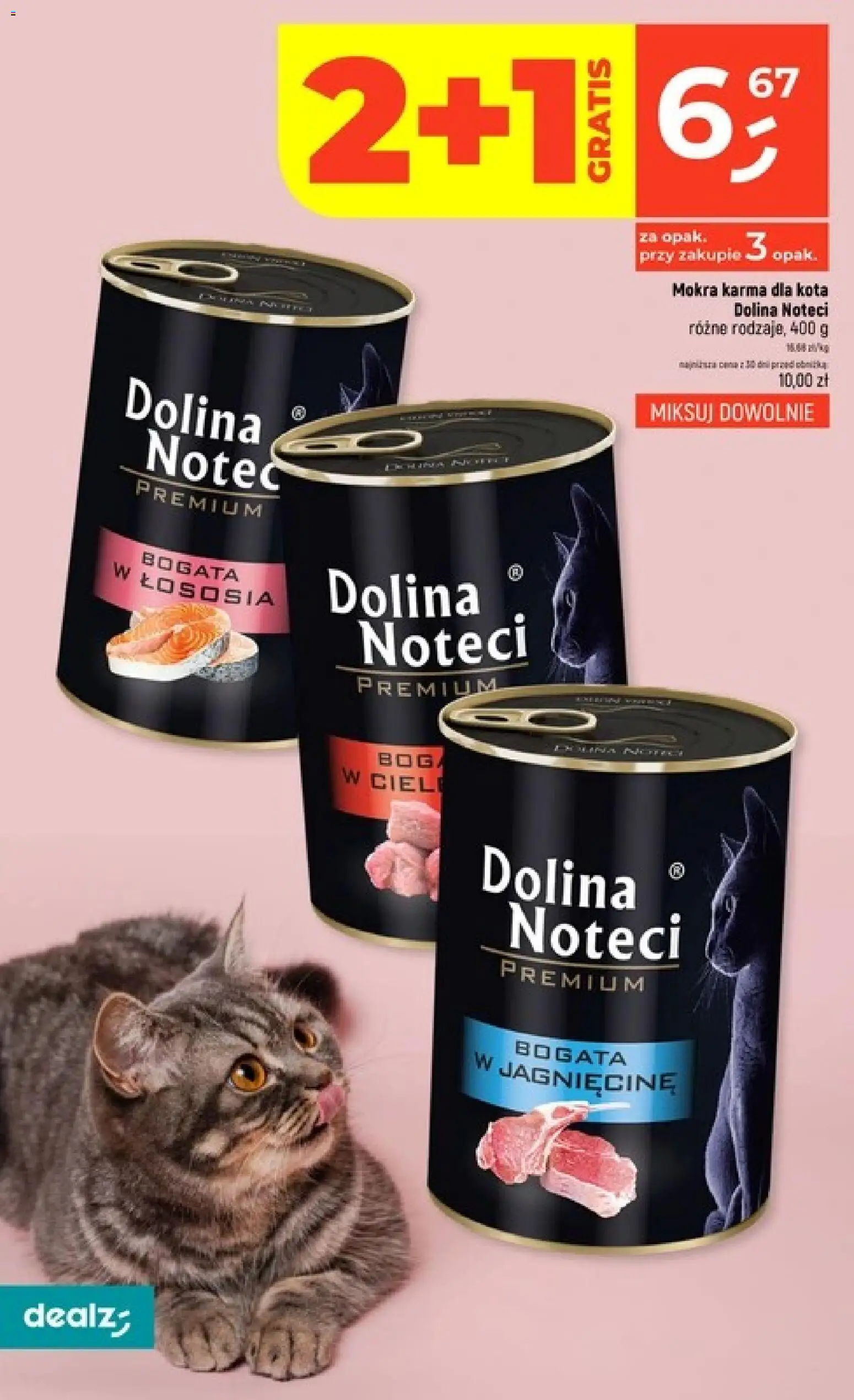 Dealz gazetka od 17.09.2026 | Strona: 42 | Produkty: Karma dla kota, Karma, Dolina noteci