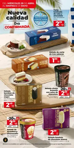Vista previa Tarta laminada de nata y chocolate, Dia Temptation 525 g válido desde el 29.04.2026 | Página: 2