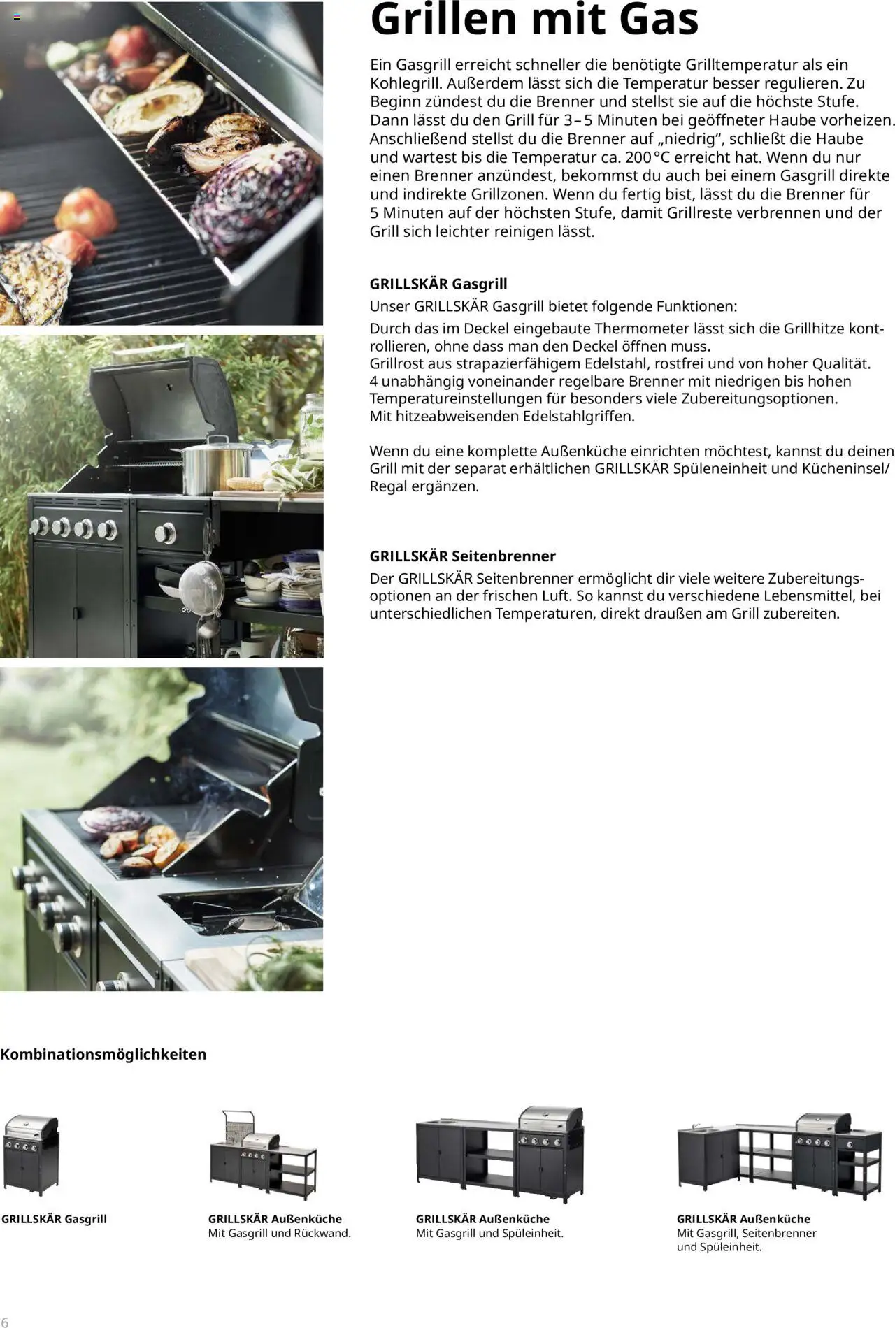 Ikea Grillen und Kochen Broschüre – gültig ab 30.09.2025 | Seite: 6 | Produkte: Grill, Thermometer, Regal