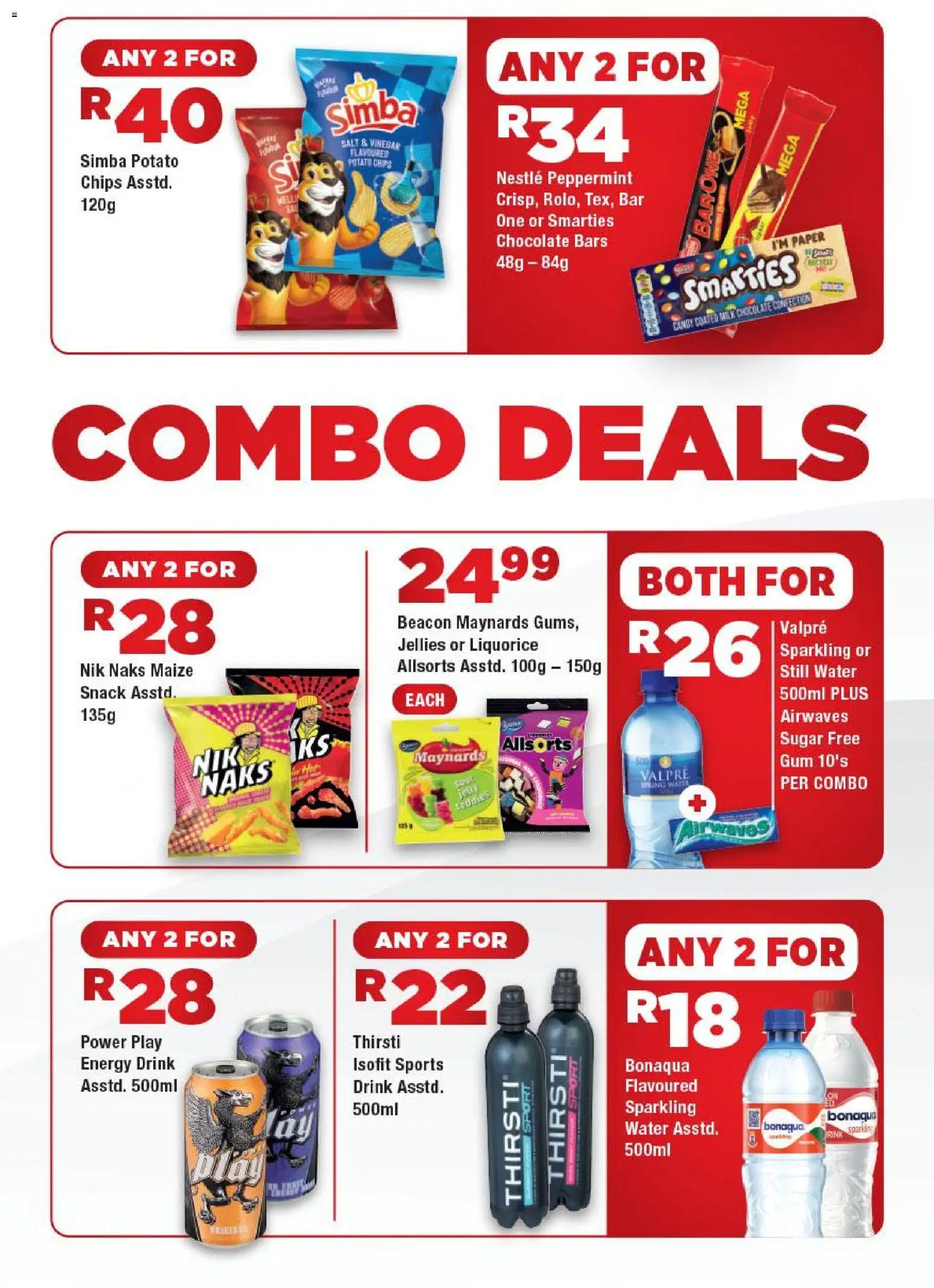 New OK Foods catalogue – valid from 04.05.2026 | Page: 3 | Products: Milk, Chocolate, Chips, Salt