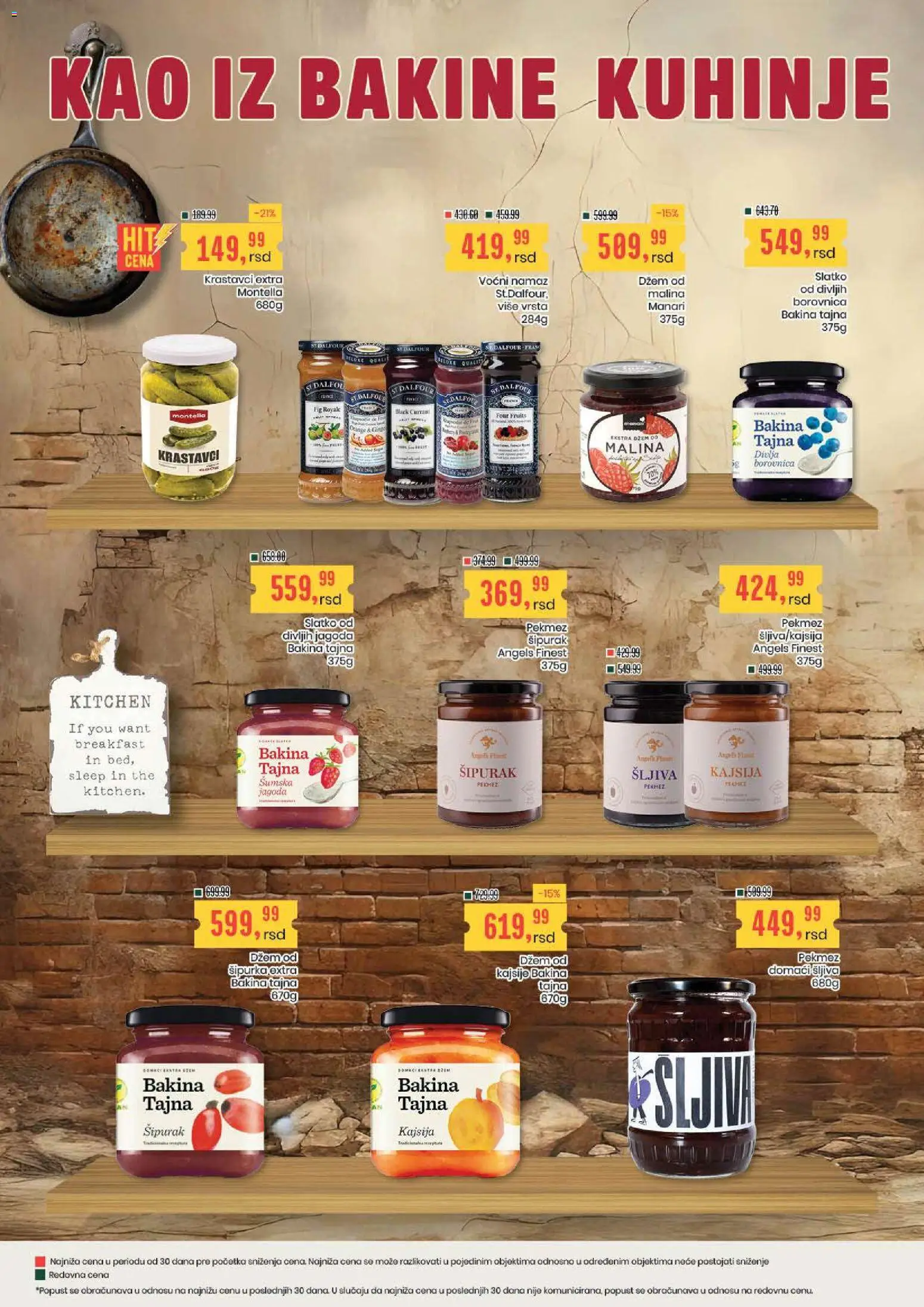 Aroma Market katalog - važi od 01.10.2026 | Strana: 1 | Proizvode: Krastavci, Dzem, Namaz, Šljiva