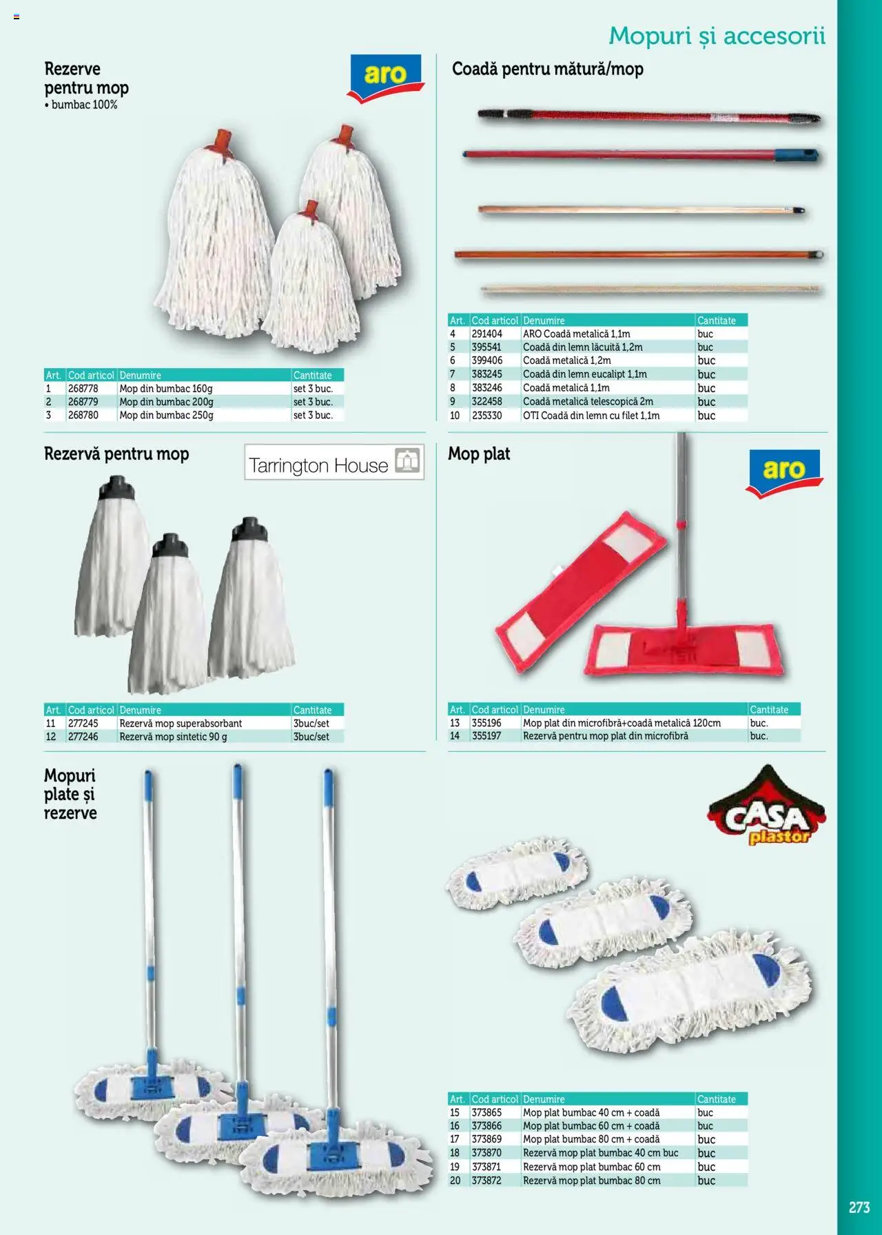 Noul catalog Metro – valabil de la 17.09.2025 | Pagină: 273 | Produse: Rezerva pentru mop, Mop, Oti