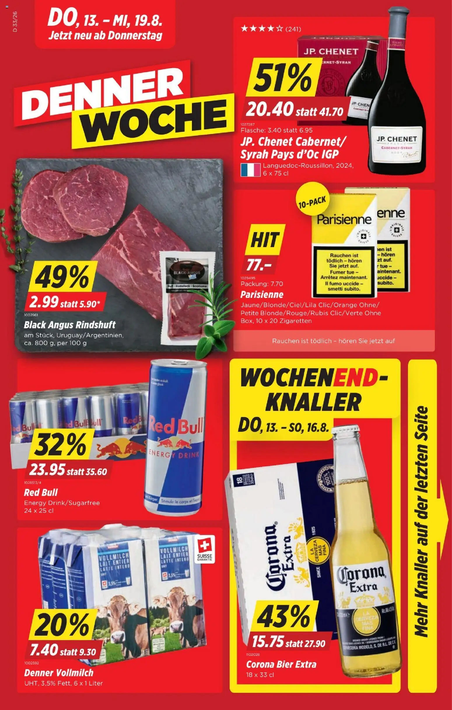 Denner aktionen – gültig ab 13.08.2026 | Seite: 1