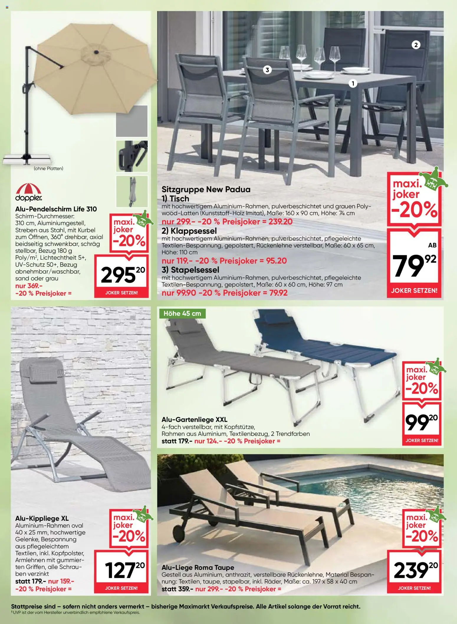 Maximarkt Flugblatt gültig ab 03.06.2026 | Seite: 20 | Produkte: Tisch