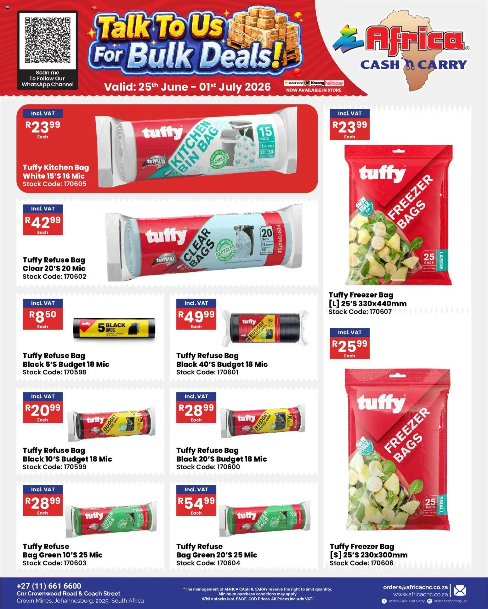 New Africa Cash & Carry catalogue – valid from 25/06/2026 | Page: 50