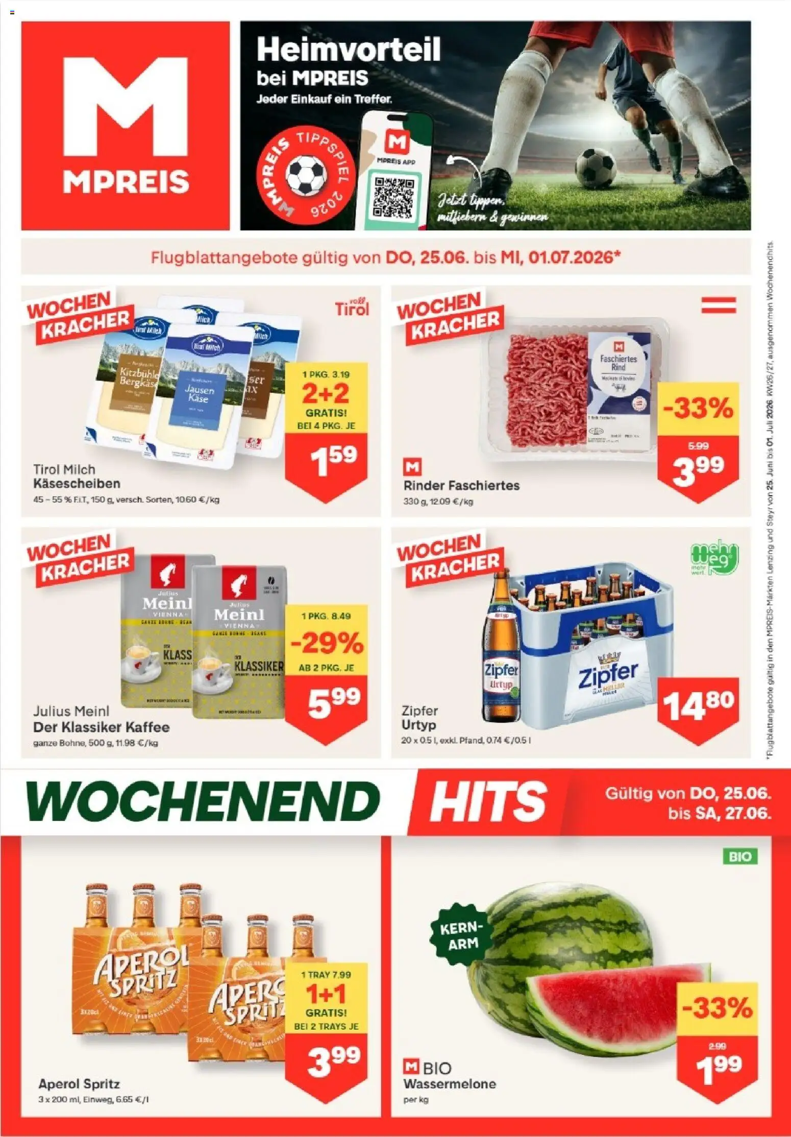 MPREIS Lenzing gültig ab 25.06.2026 | Seite: 1