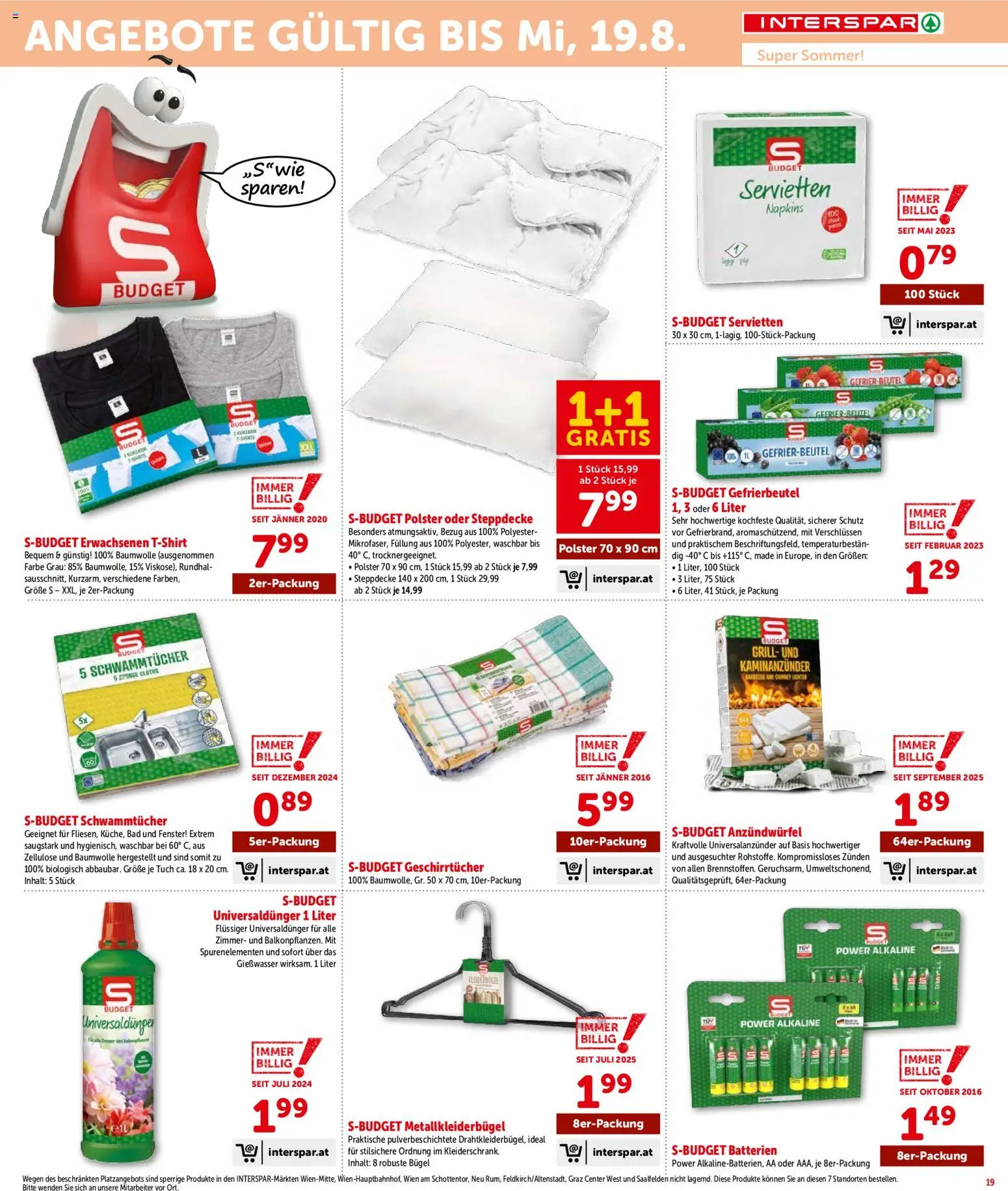 Interspar - Broschüre gültig ab 30.07.2026 | Seite: 19