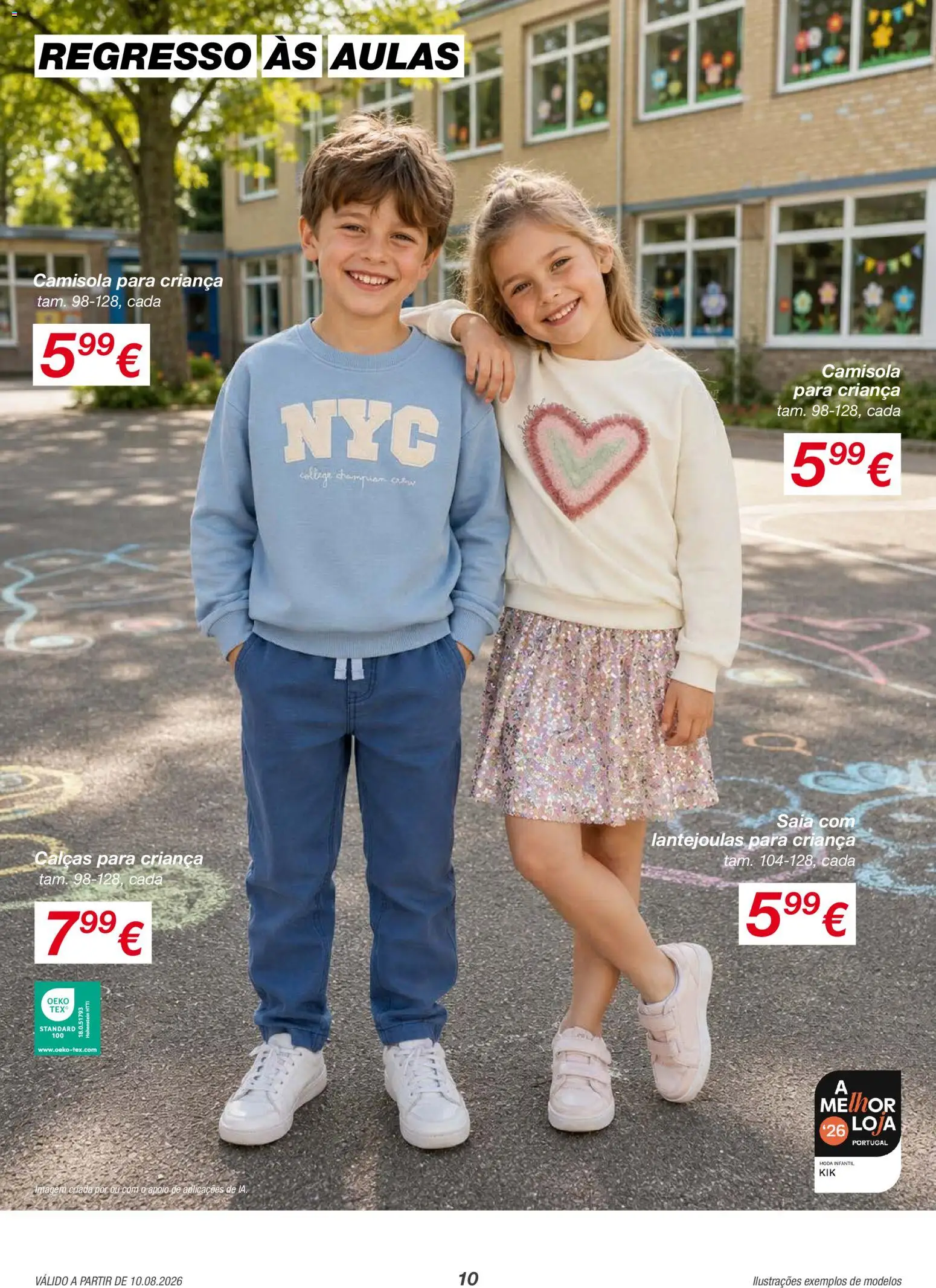 KIK folheto │ válido de 10/08/2026 | Página: 10 | Produtos: Calças, Saia, Camisola