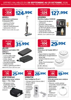 Costco - Prévisualisation de Costco catalogue valide à partir de 28/09/2026 | Page: 3 | Produits: Machine à glace, Glace, Câble, Jus