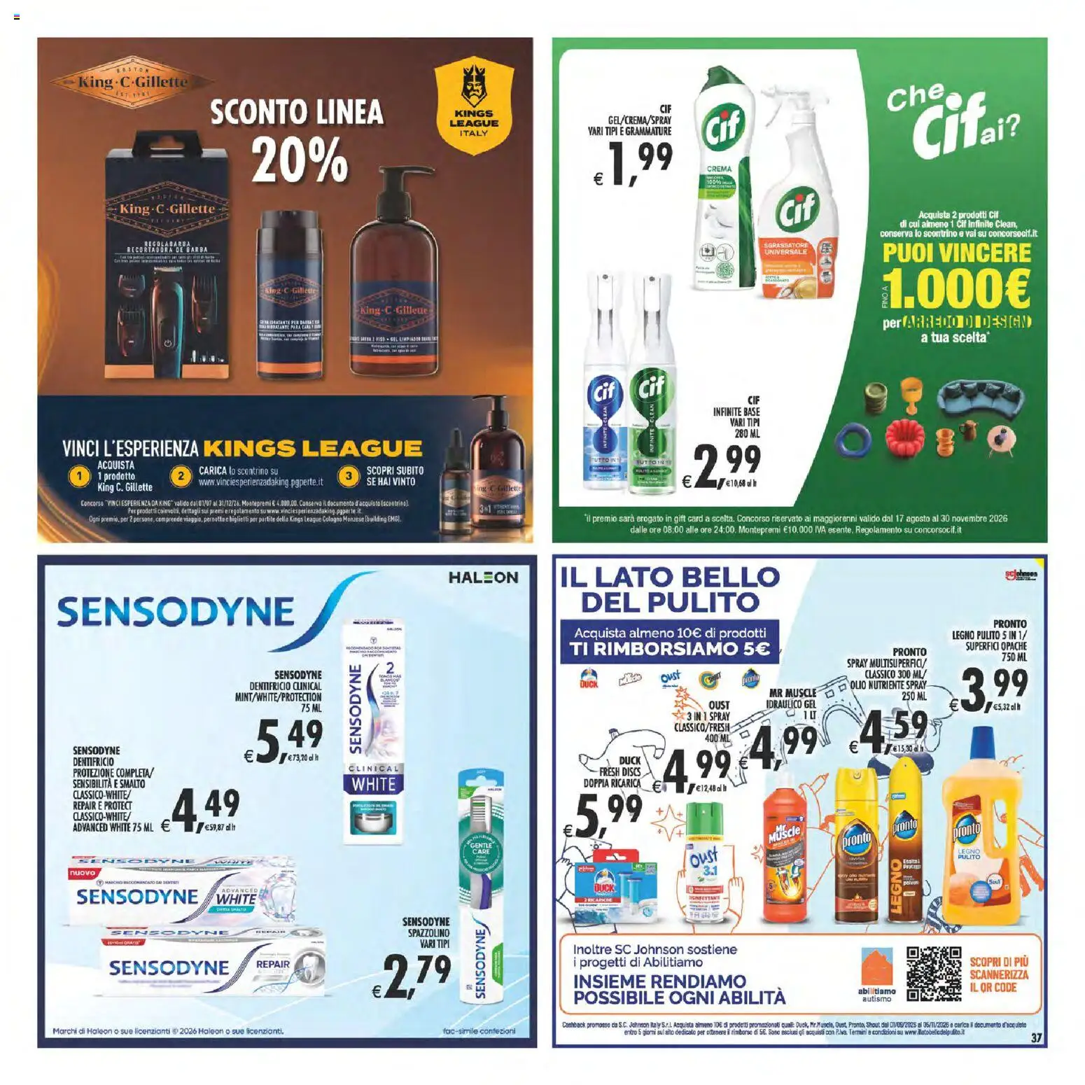 Volantino Decò del 23/10/2026 | Pagina: 37 | Prodotti: Regolabarba, Spazzolino, Sgrassatore, Olio