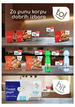 Europrom katalog  - pregled Europrom kataloga - važi od 06.05.2026 | Strana: 2 | Proizvode: Toalet papir, Kroasan, Voda, Paradajz